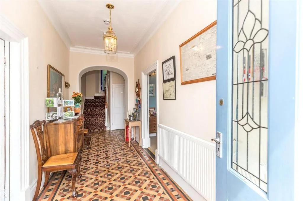 Lobby or reception in Pendyffryn Manor Bed & Breakfast