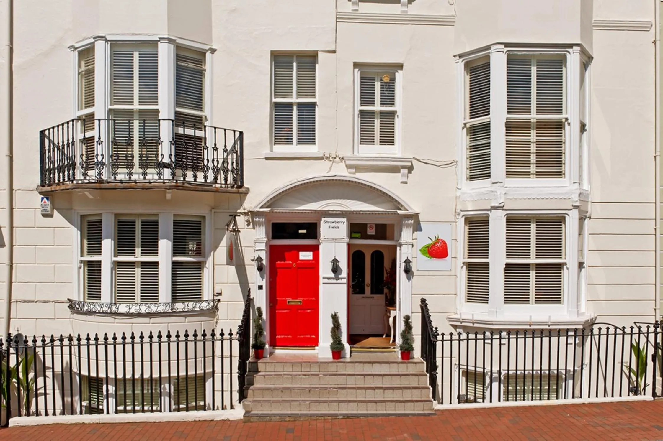 Facade/entrance in Strawberry Fields