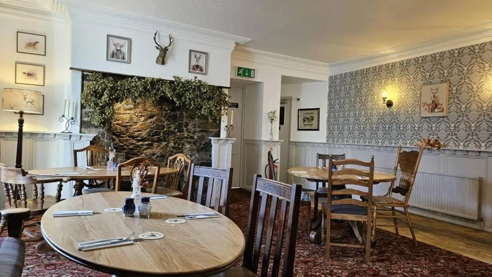 Dining area in The Abbey Inn