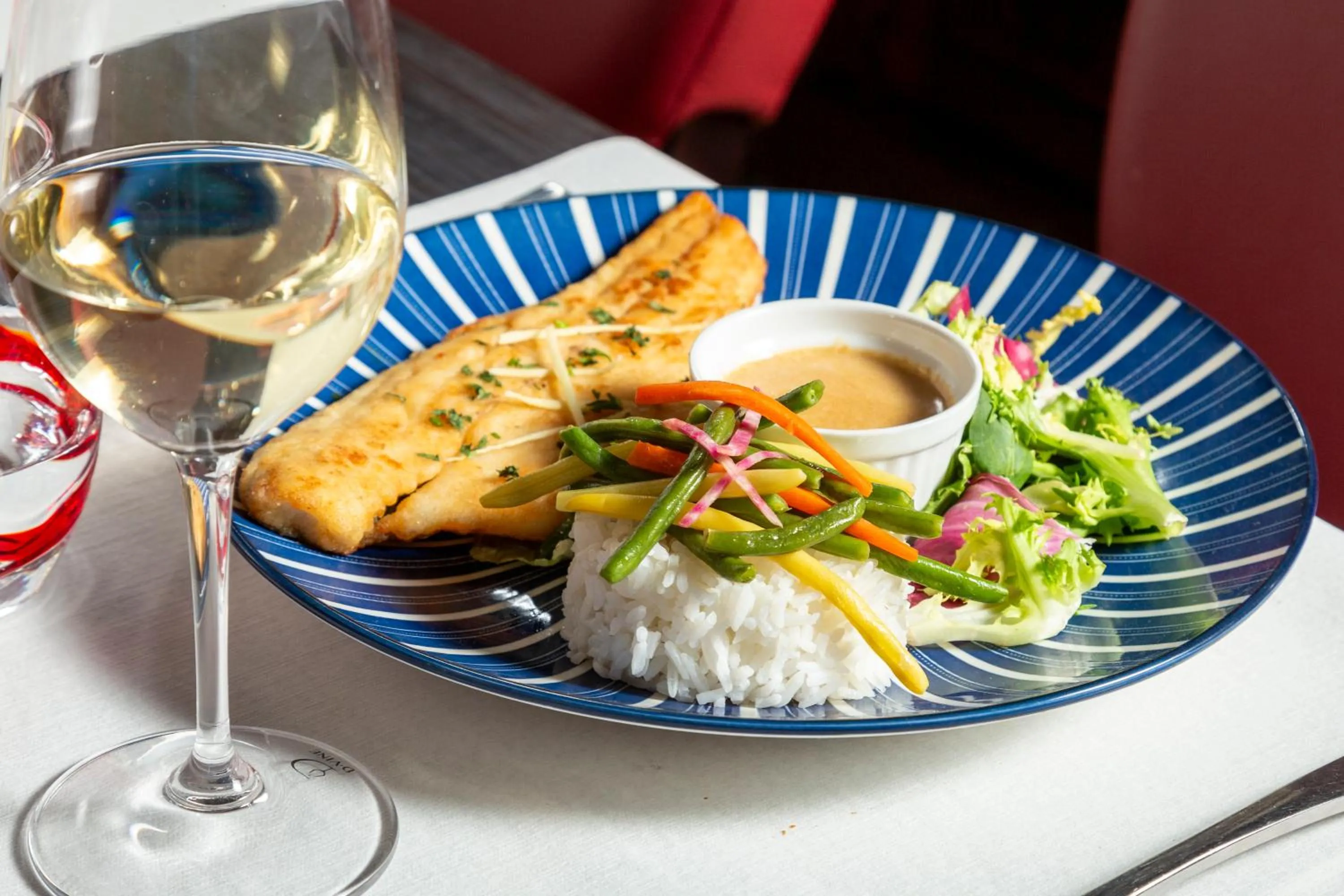 Dinner in Château Hôtel Du Colombier