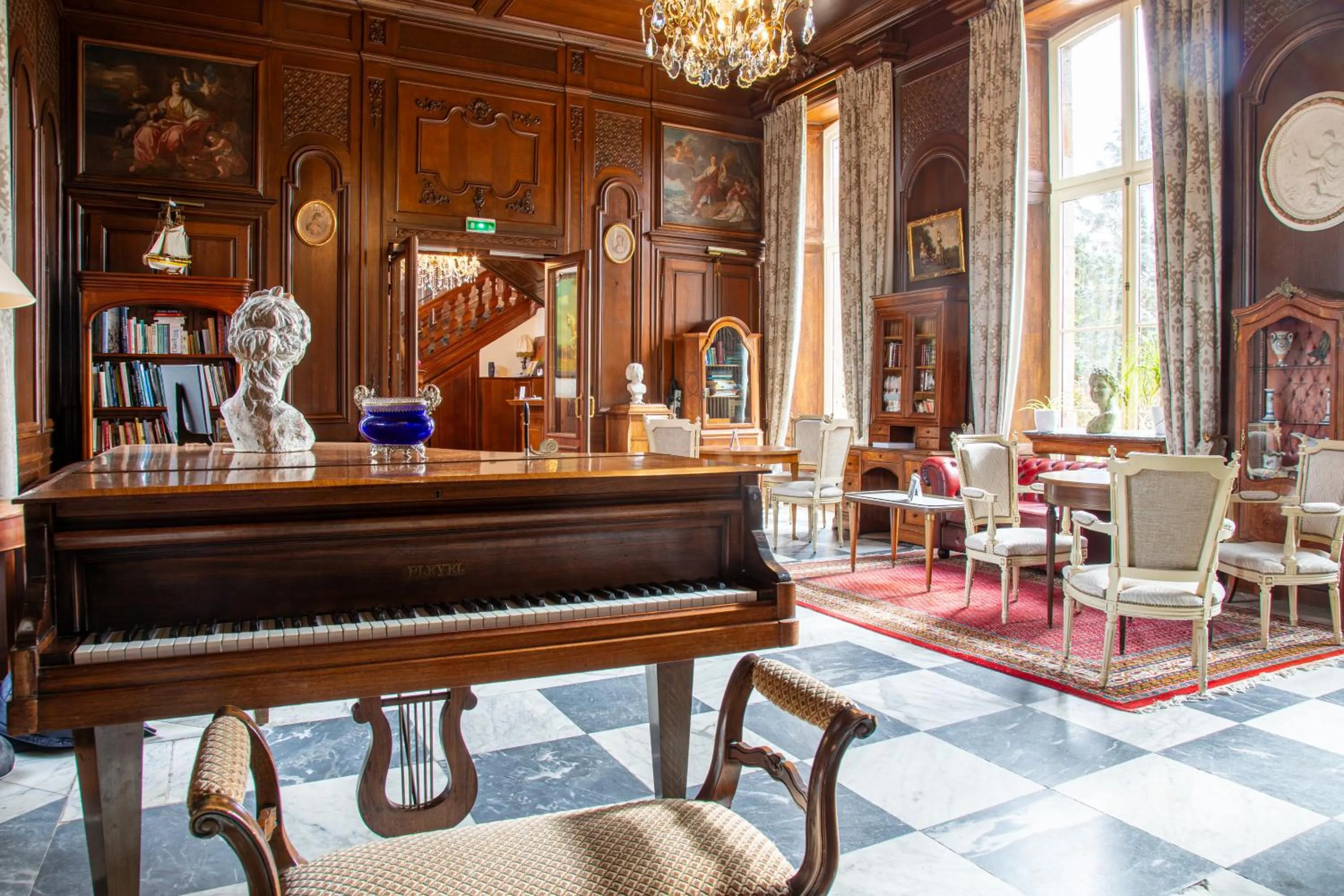 Living room in Château Hôtel Du Colombier