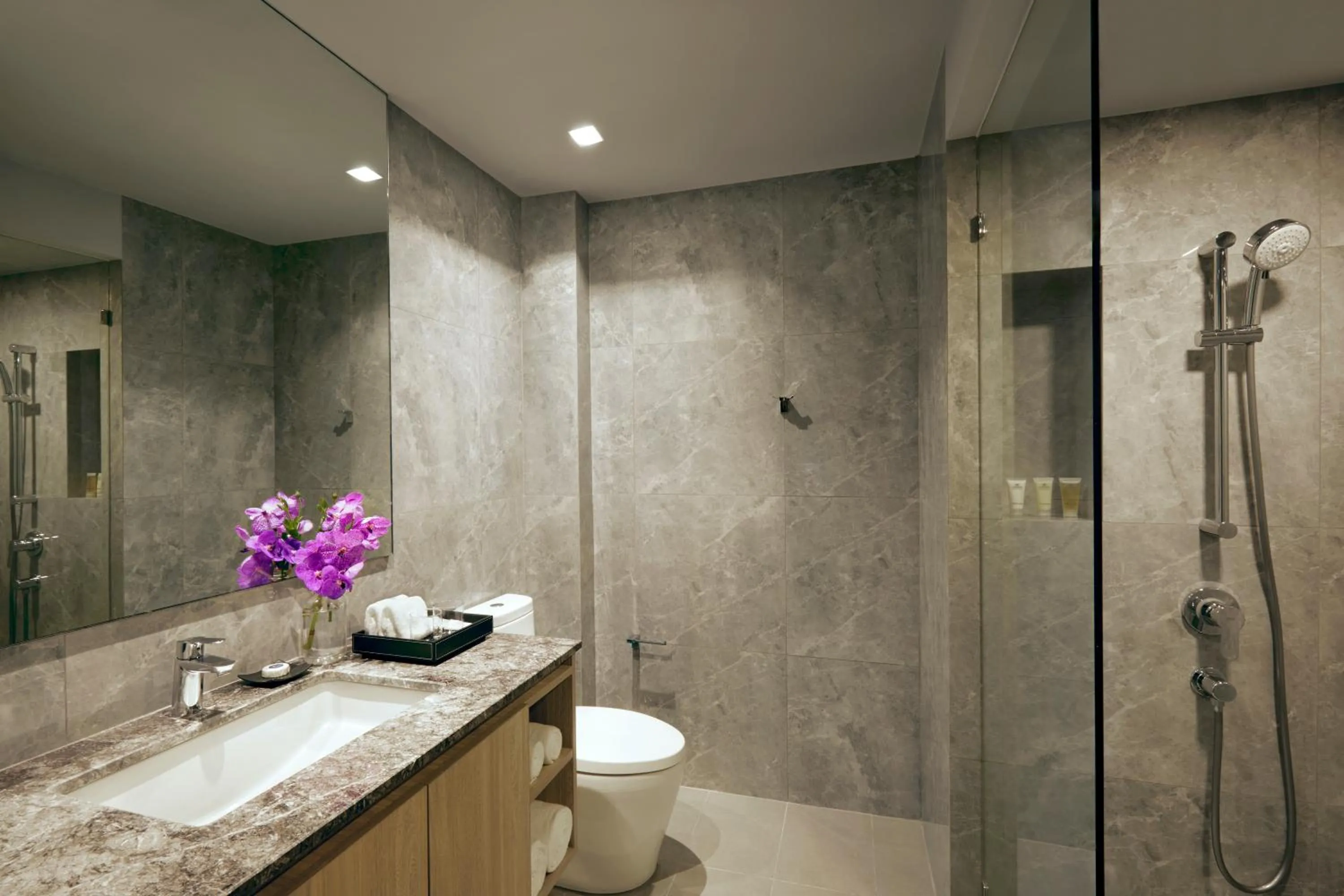 Bathroom in Somerset Rama 9 Bangkok