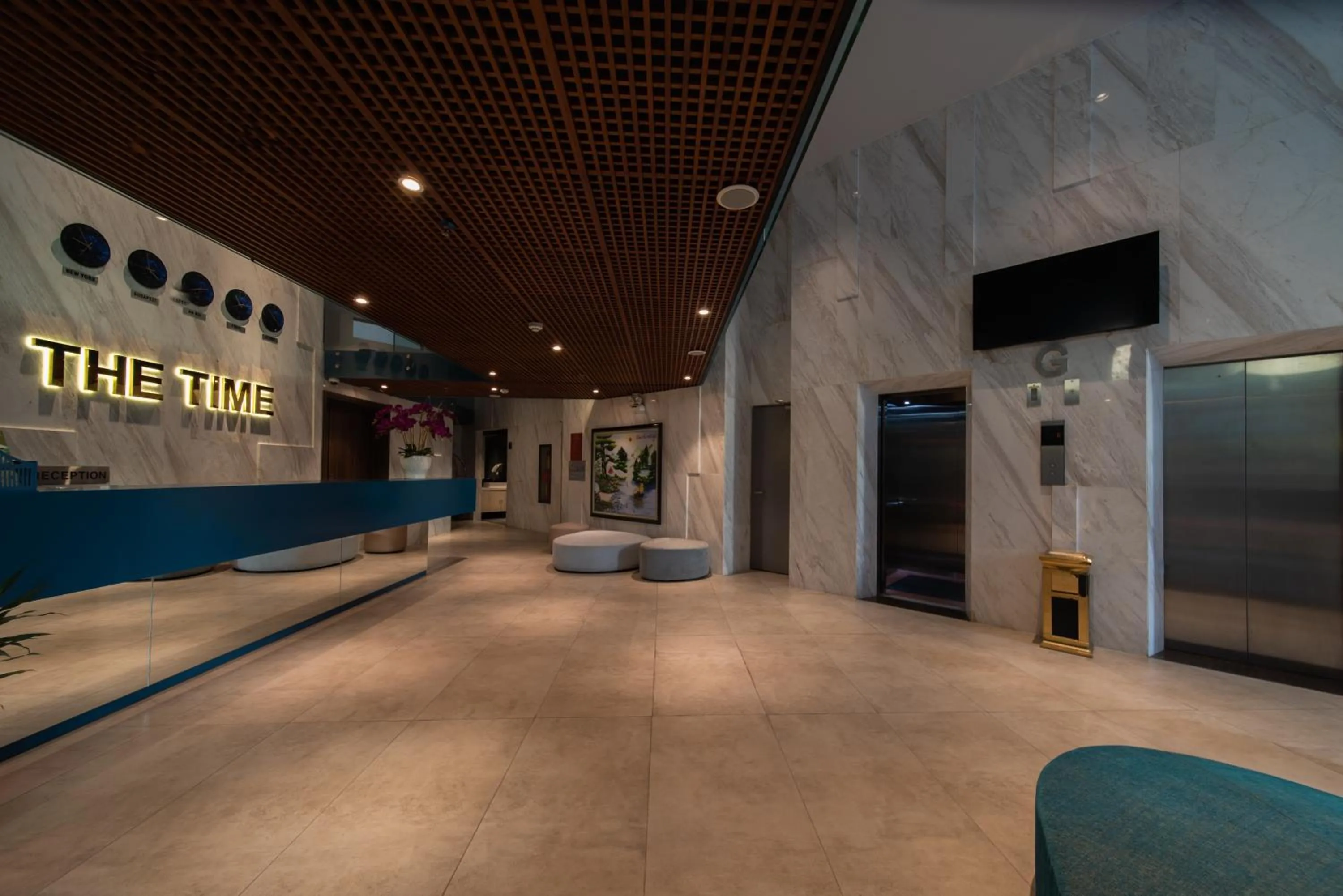 Lobby or reception in The Time Hotel