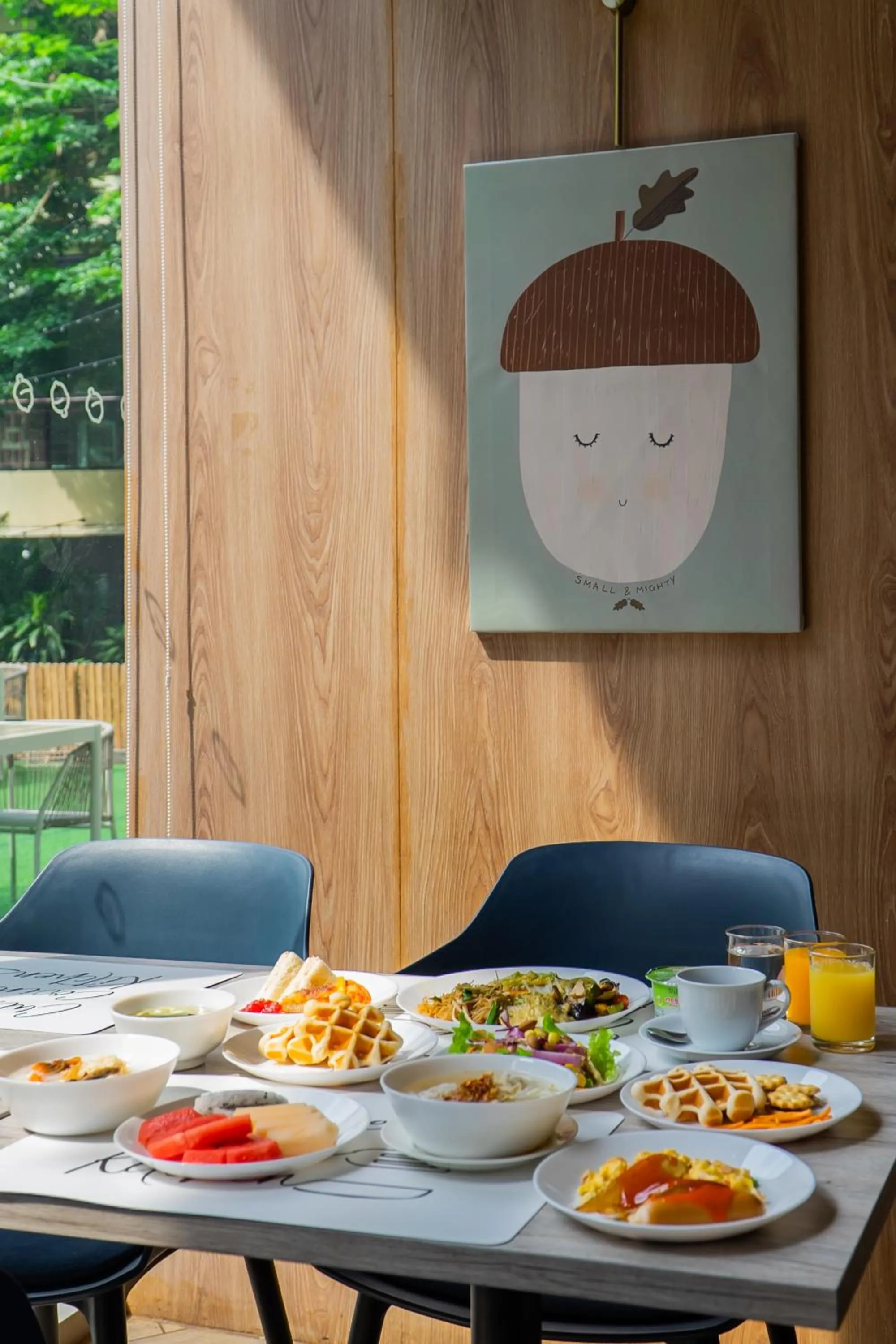 Breakfast in Oakwood Suites Bangkok