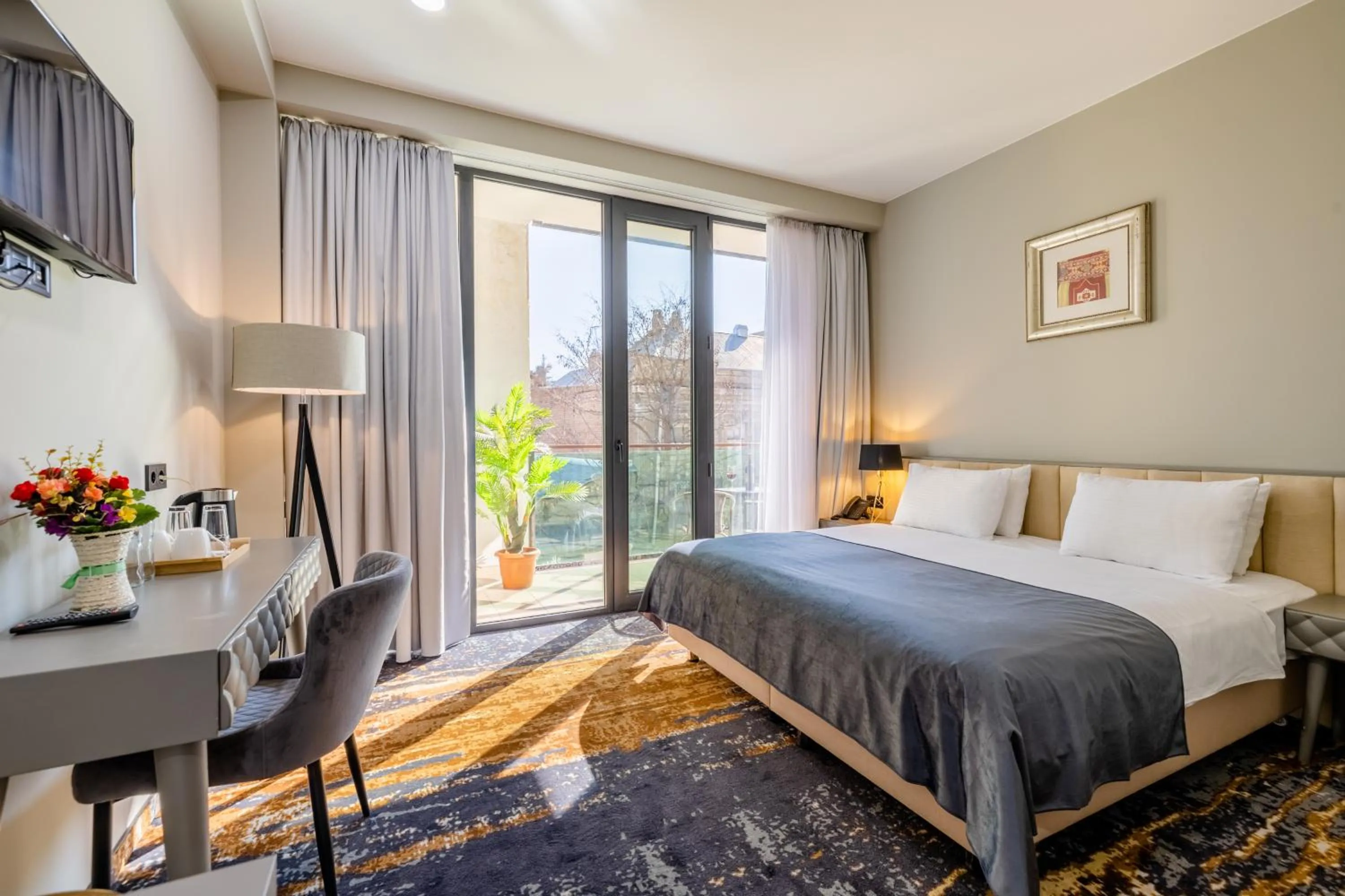 Double or Twin Room with Terrace in Brosse Garden