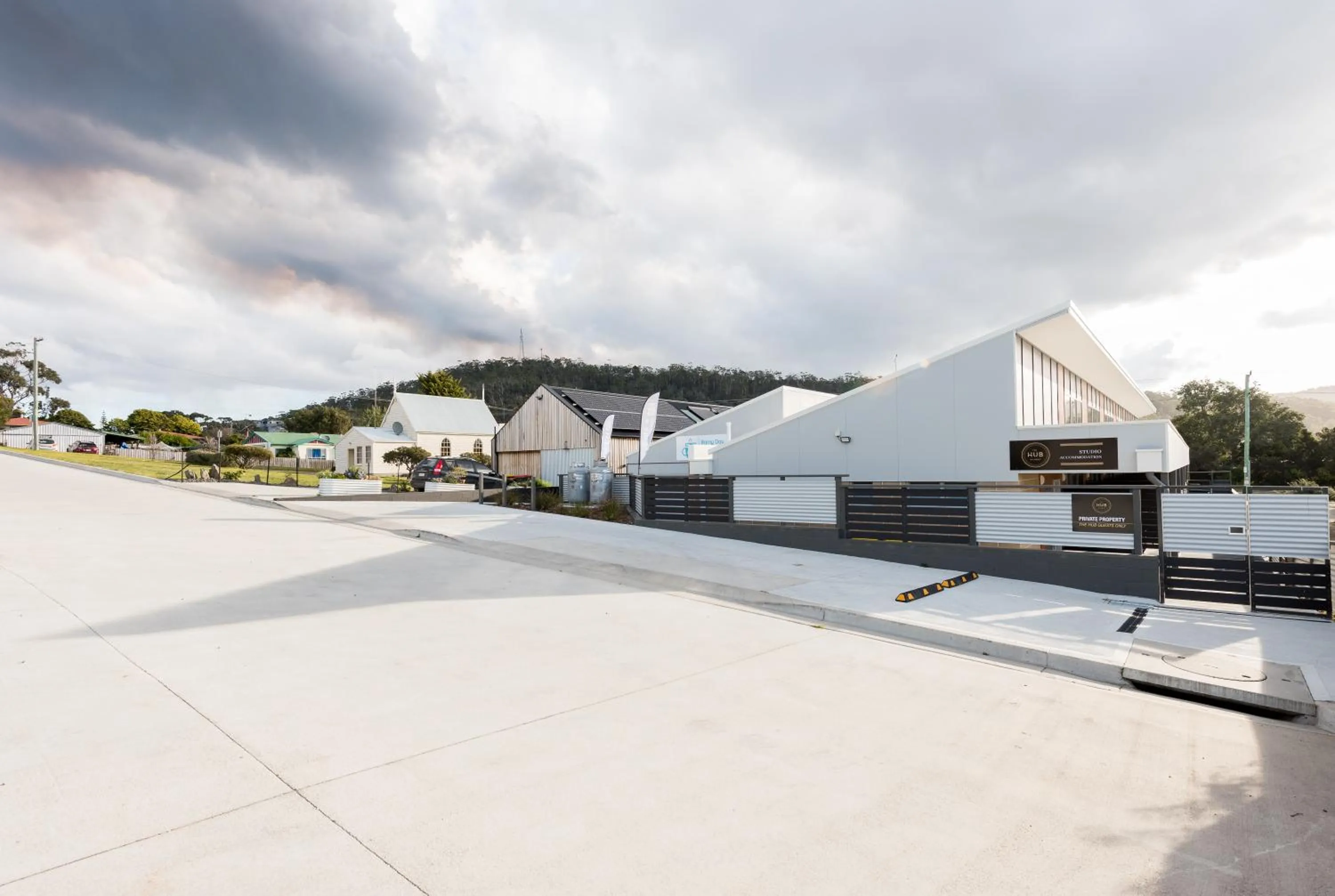 Facade/entrance in The Hub Bicheno