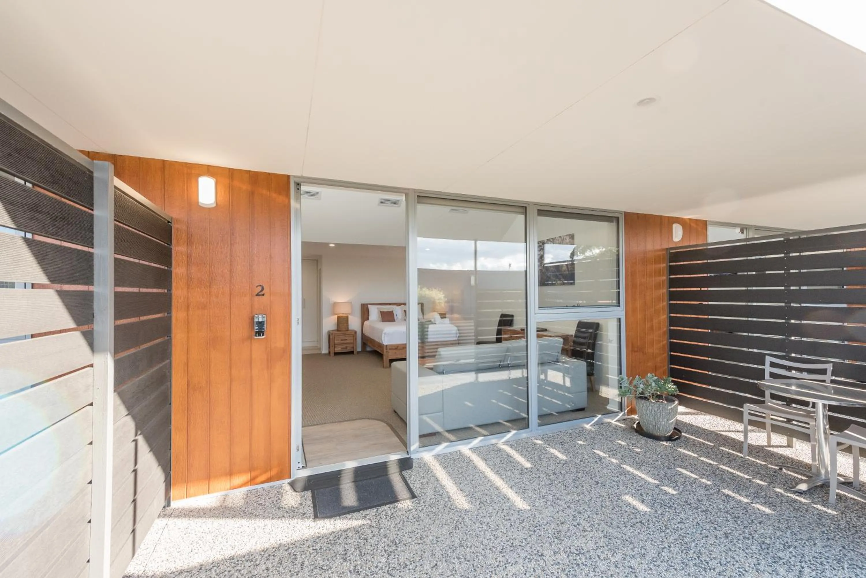 Balcony/Terrace in The Hub Bicheno