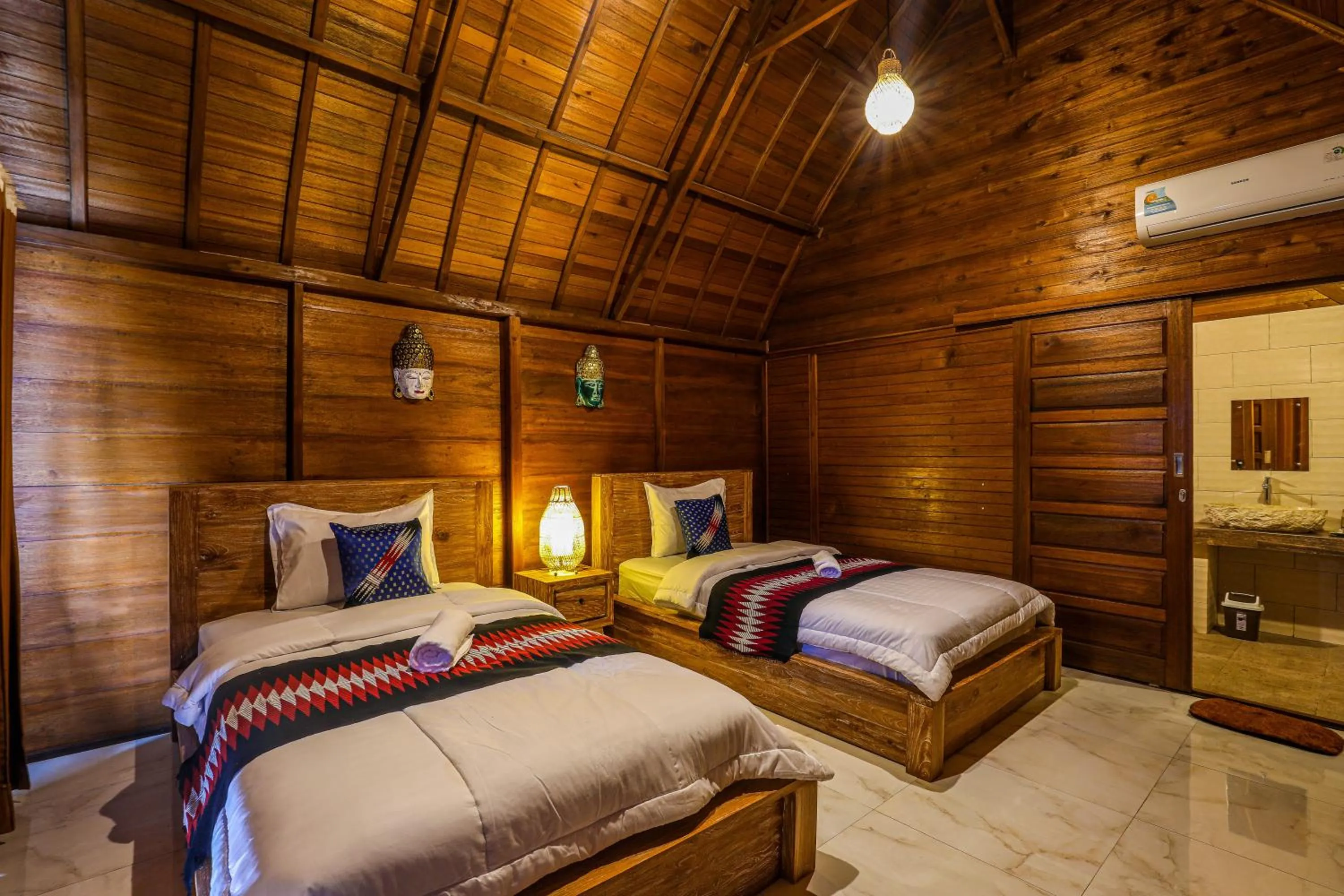 Photo of the whole room, Bed in The Tukad Gepuh Cottage and Resto