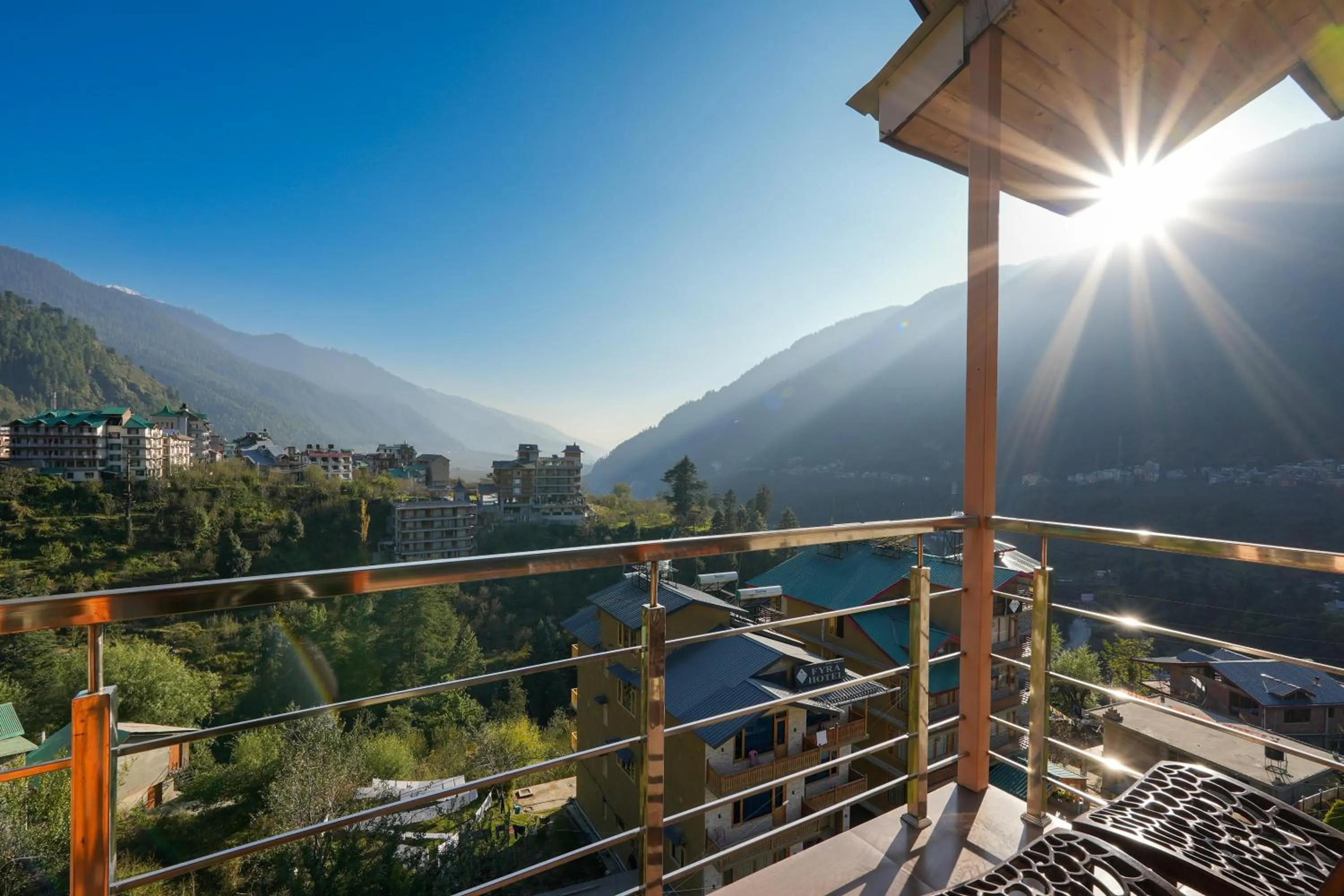 Day in Snow City's Montana Blues Resort Manali - Heated & Air-Cooled Stay