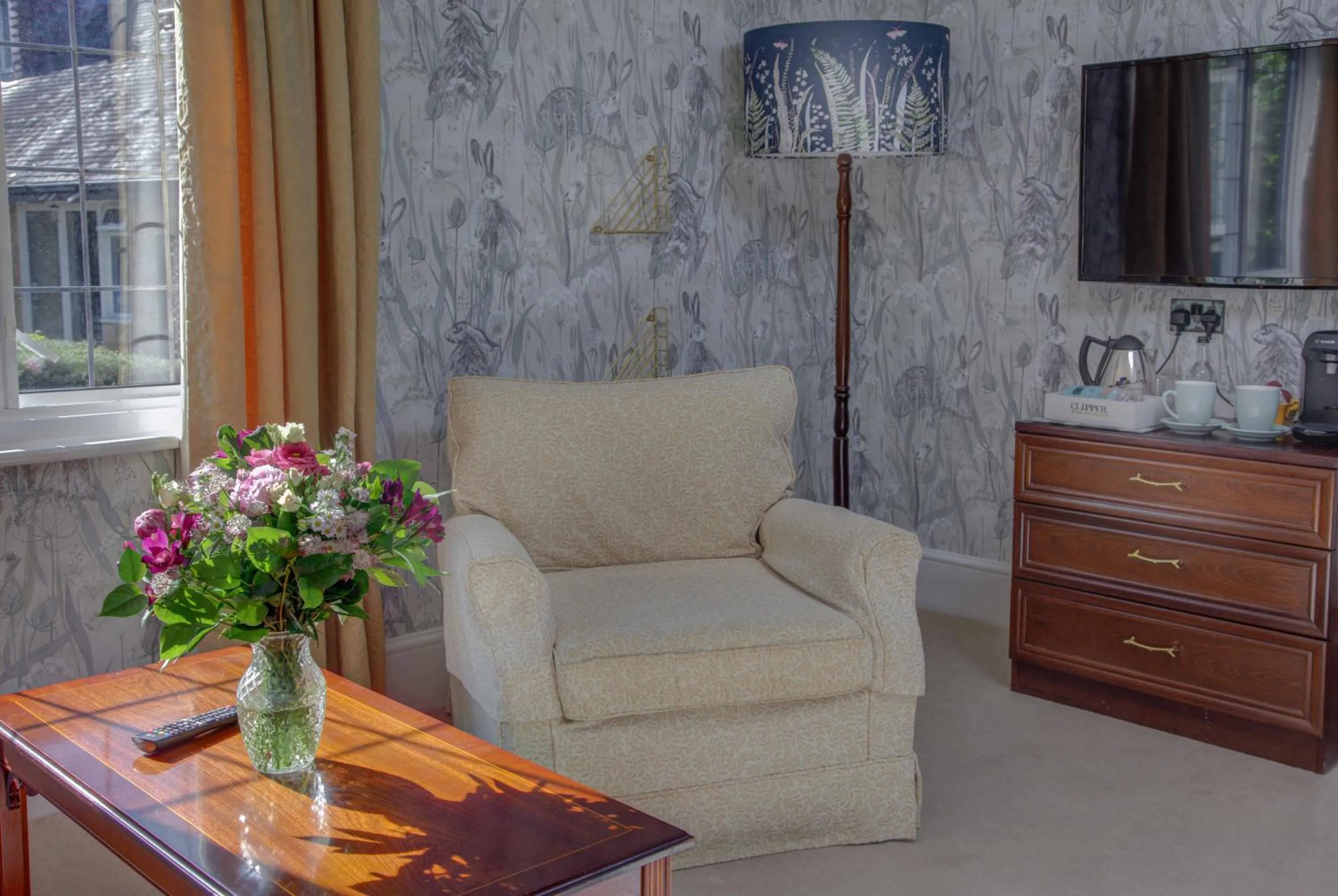 Seating area in The Grange at Oborne