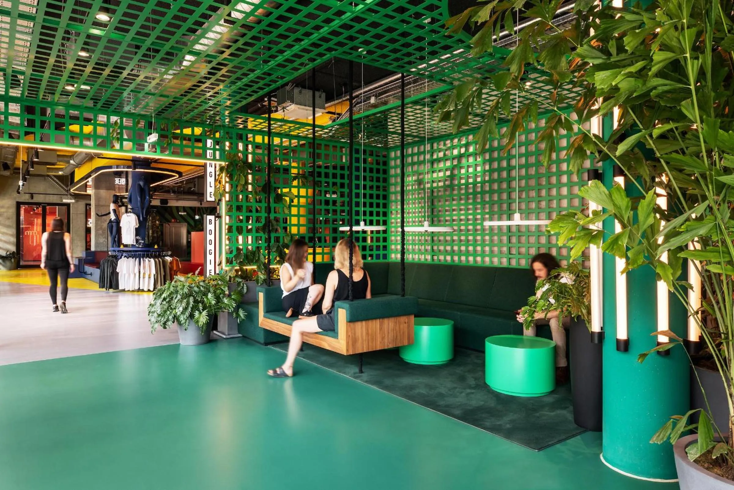 Lobby or reception in The Social Hub Vienna