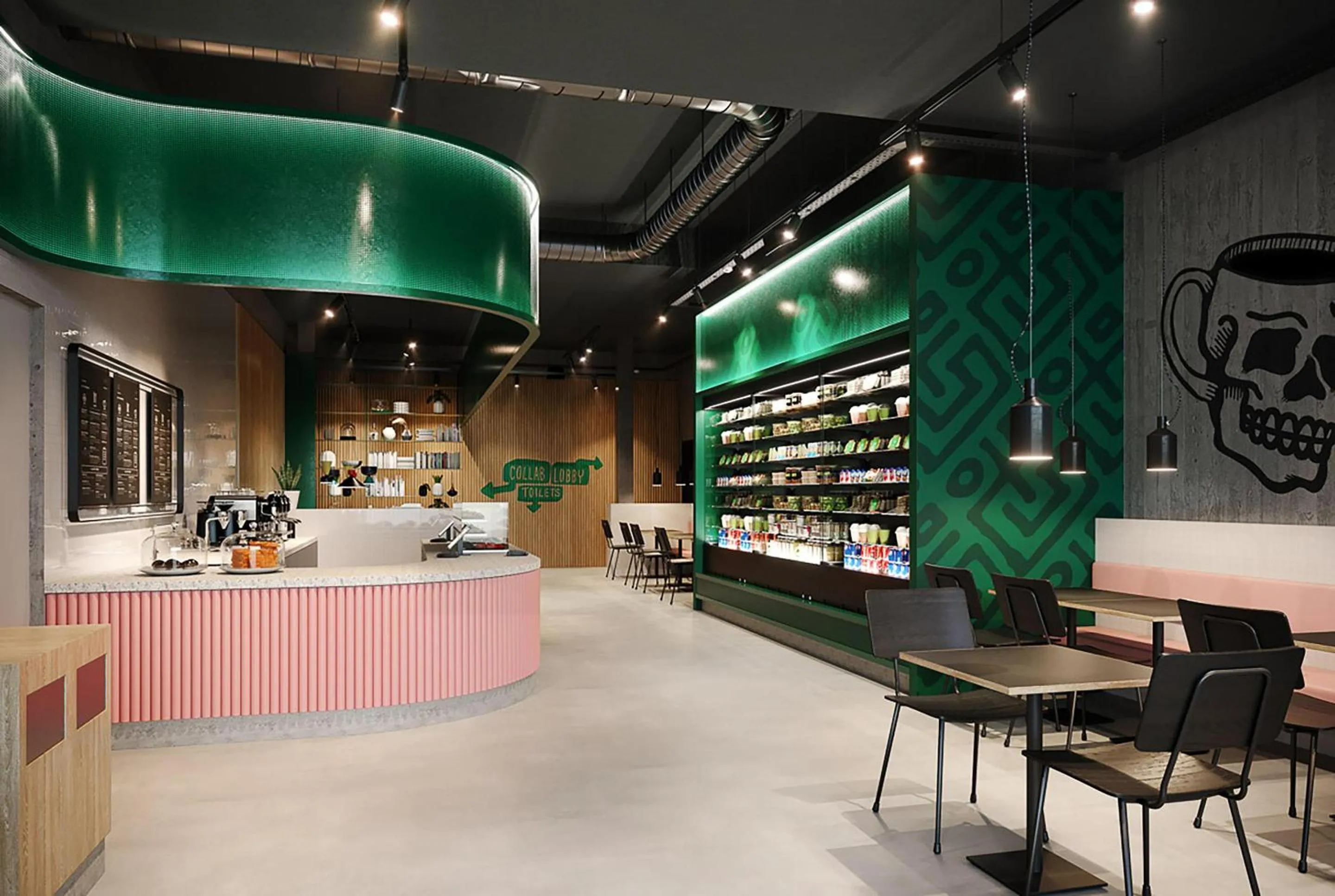 Restaurant/places to eat in The Social Hub Vienna