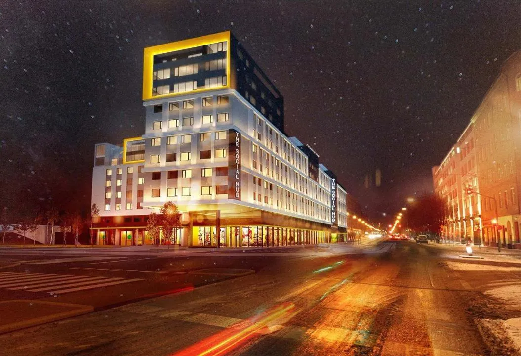 Property building in The Social Hub Vienna