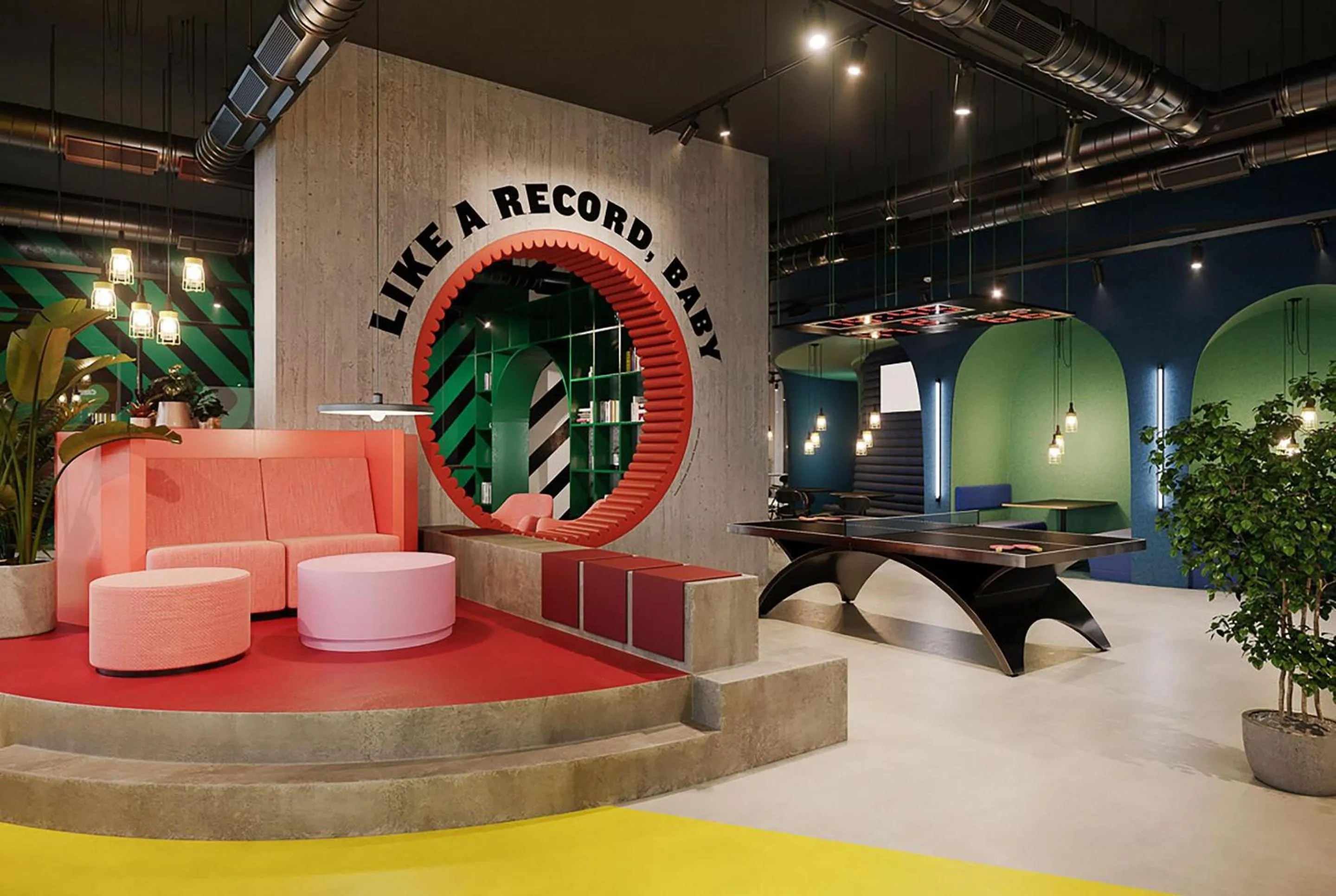 Lobby or reception in The Social Hub Vienna