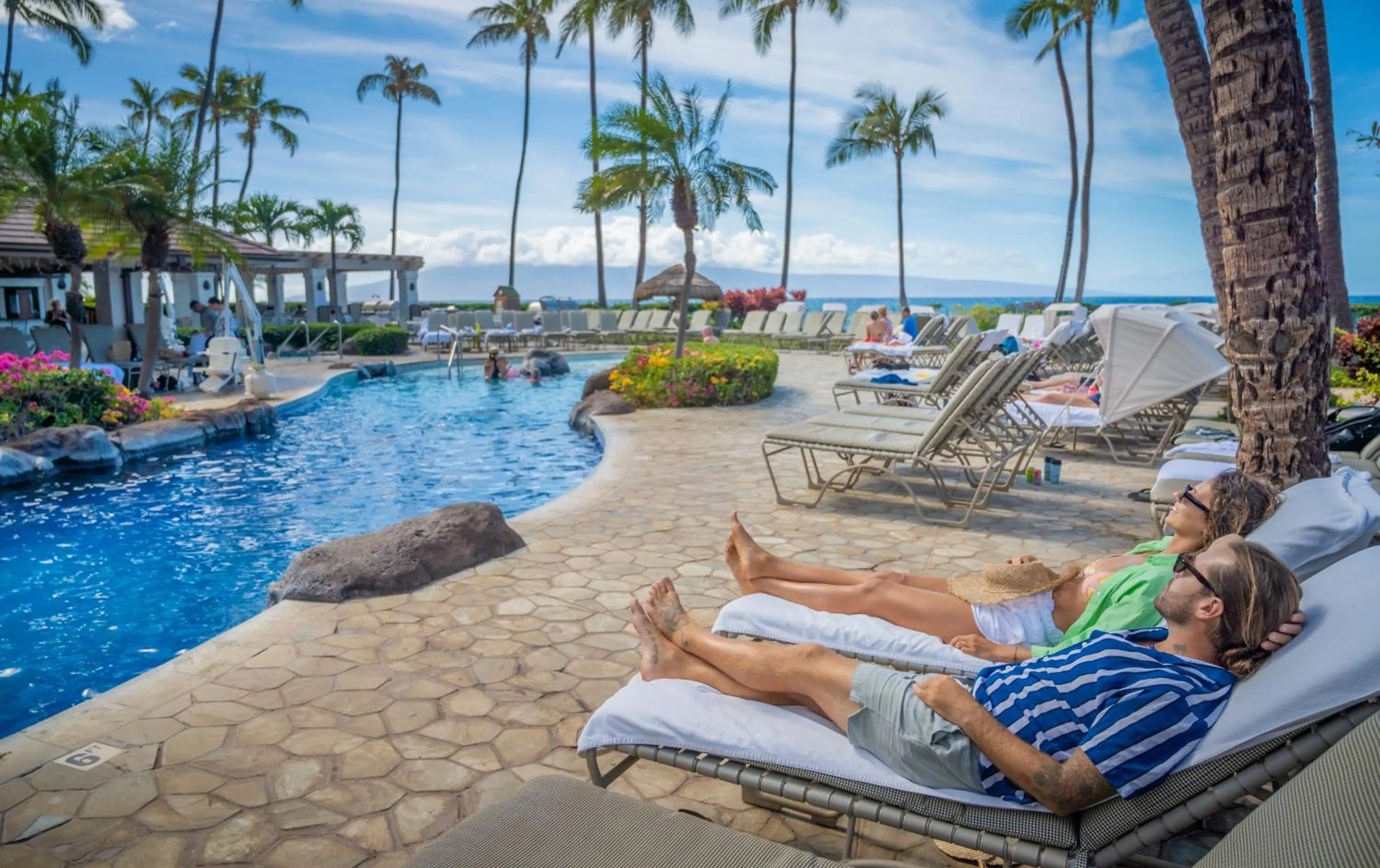 Pool view in Kaanapali Alii