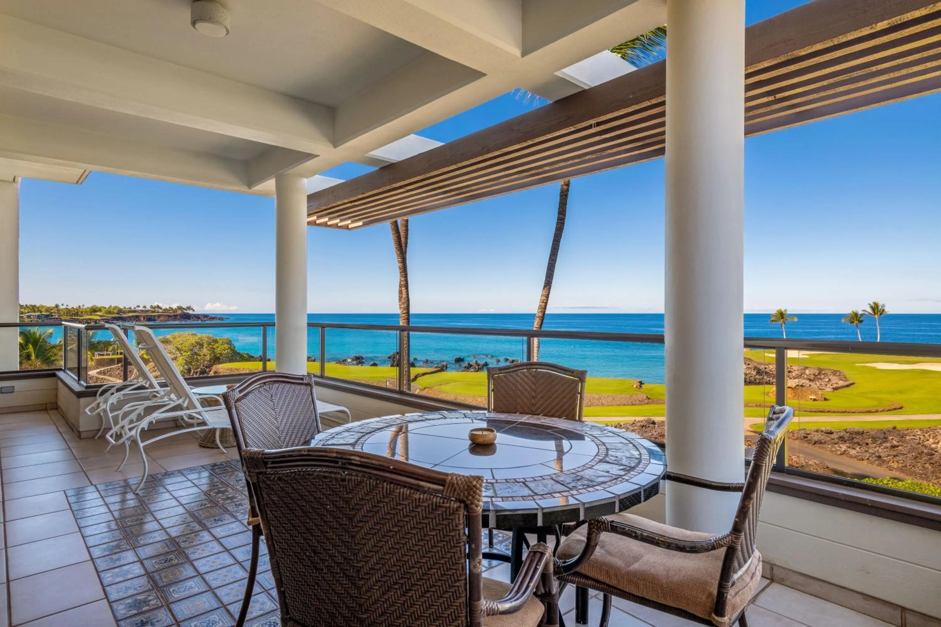 Patio in Mauna Lani Point