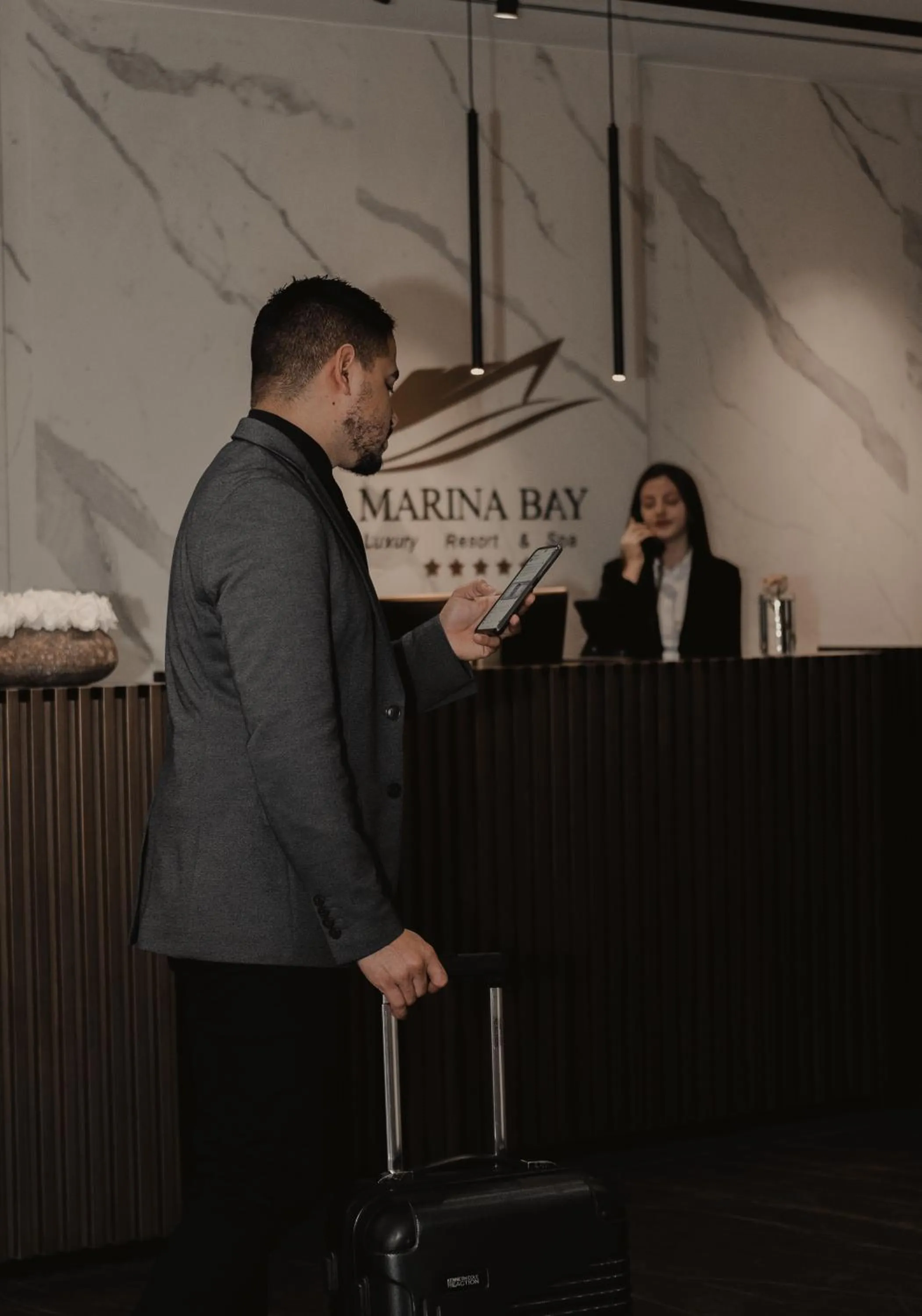 Lobby or reception in Maritim Marina Bay Resort SPA & Casino