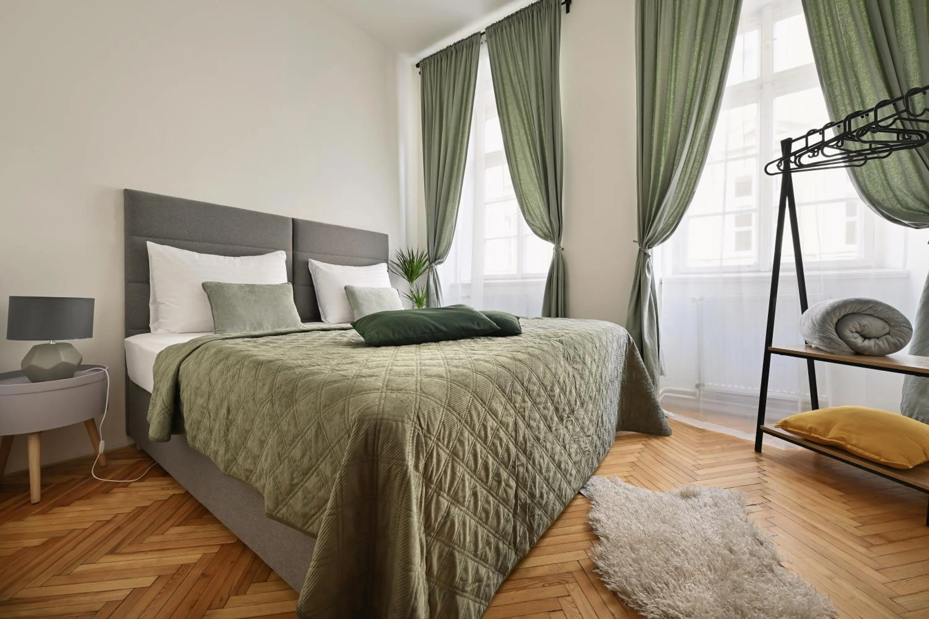 Bed in White Swan Boutique Apartments