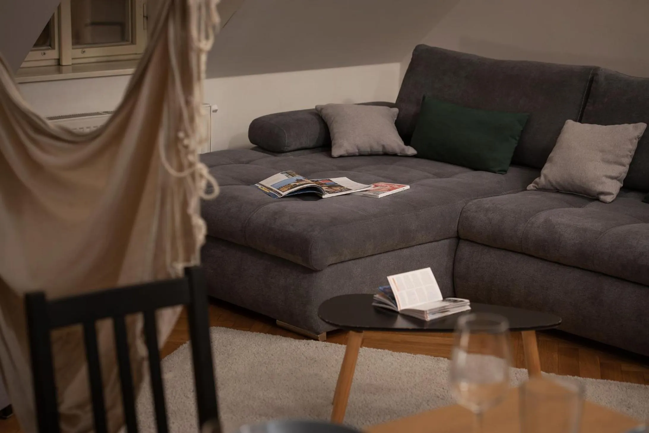 Living room in White Swan Boutique Apartments