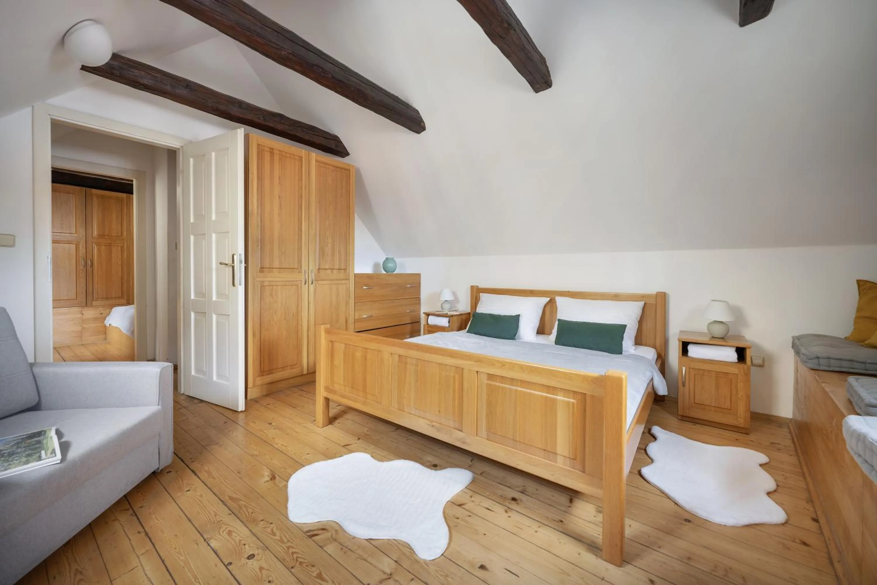 Bed in White Swan Boutique Apartments