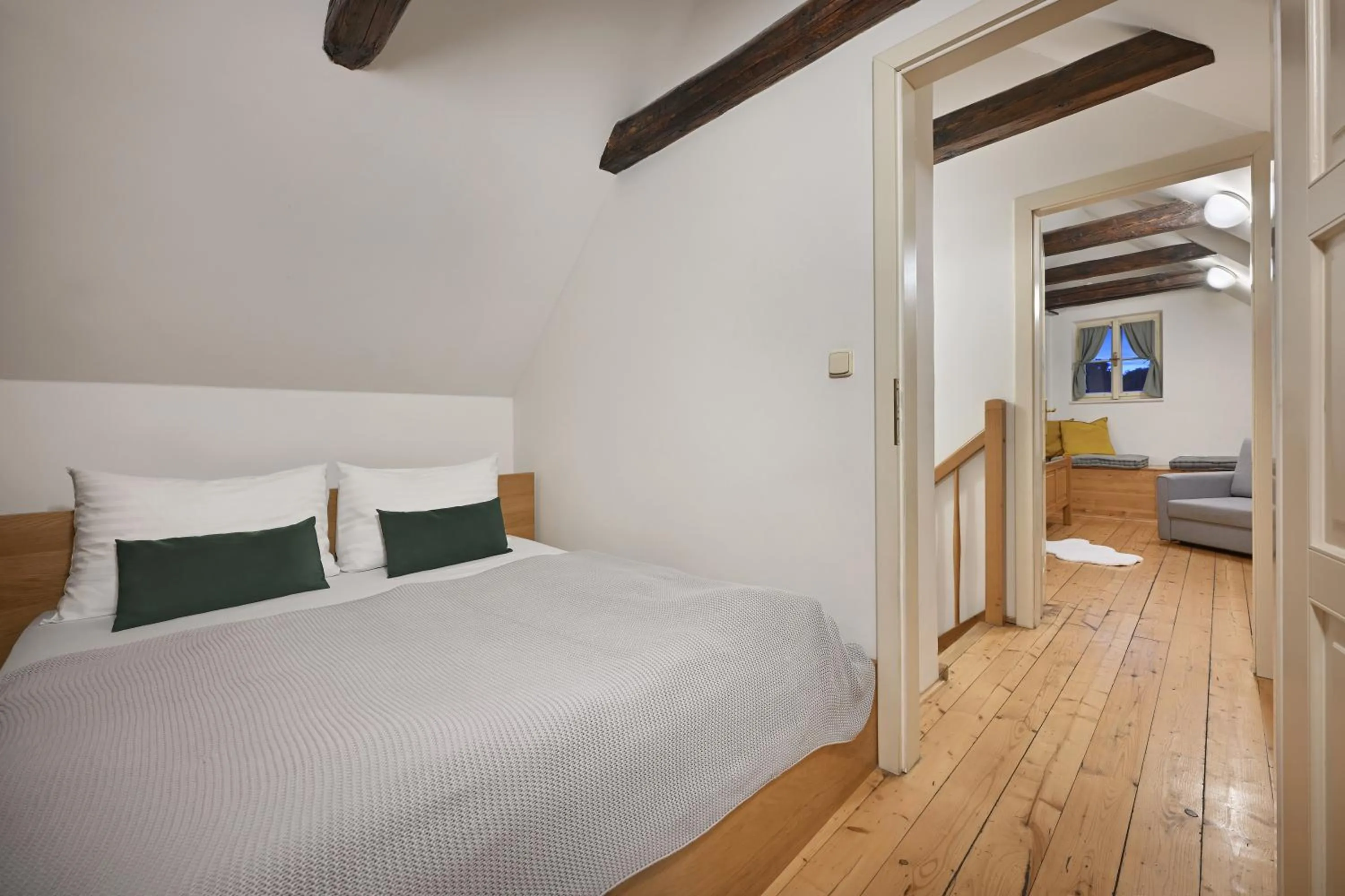 Bed in White Swan Boutique Apartments