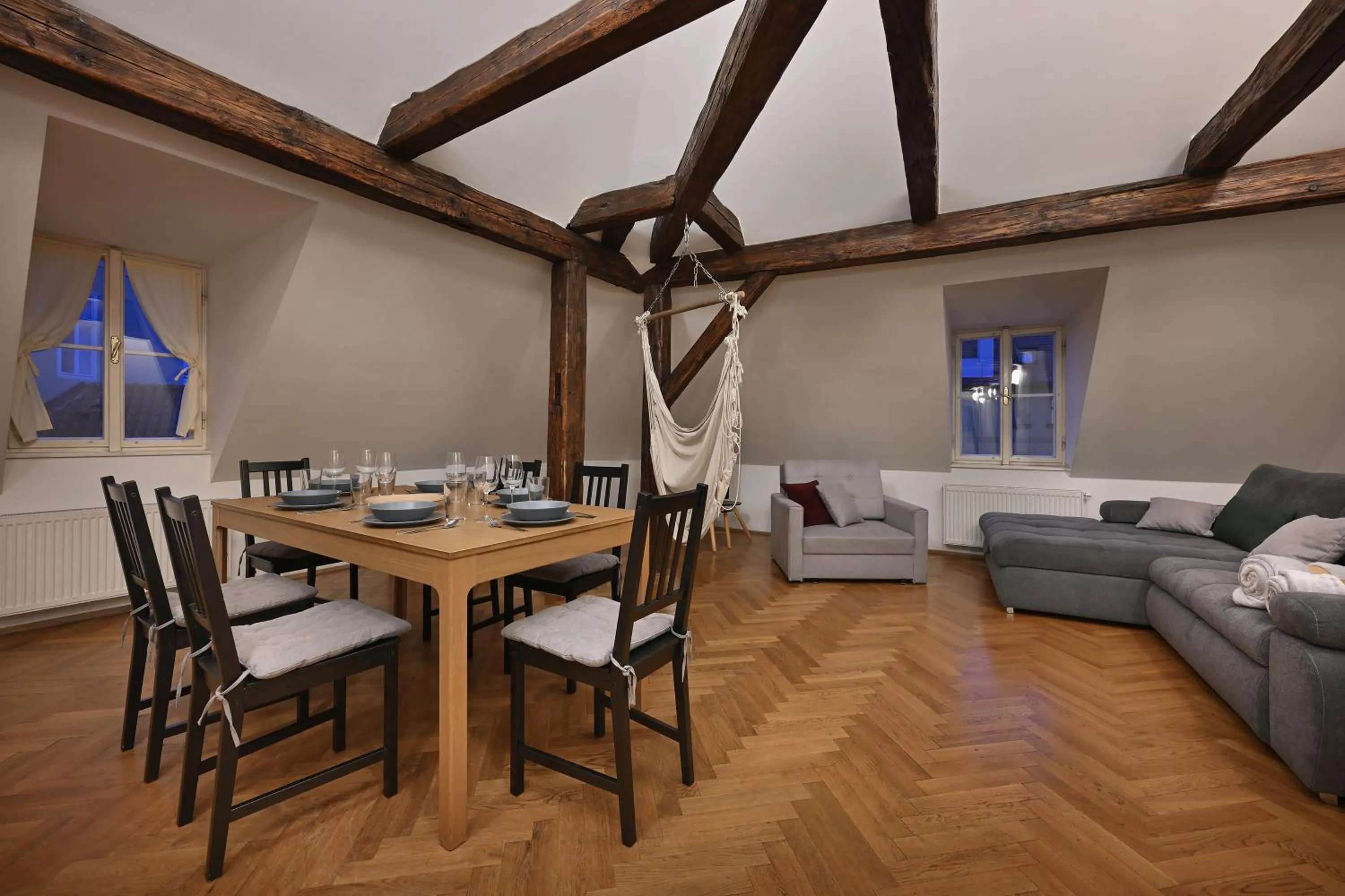 Living room in White Swan Boutique Apartments