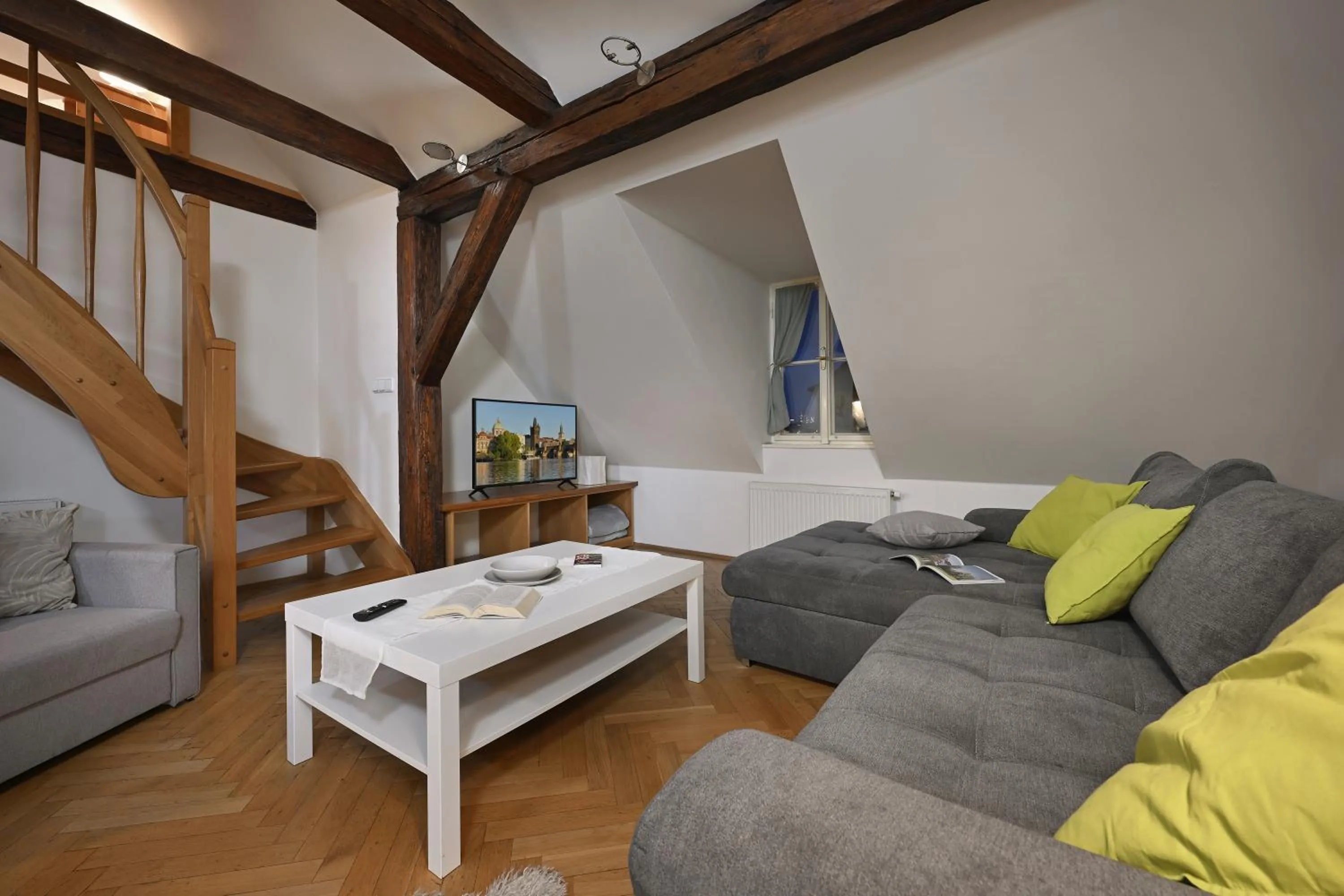 Living room in White Swan Boutique Apartments