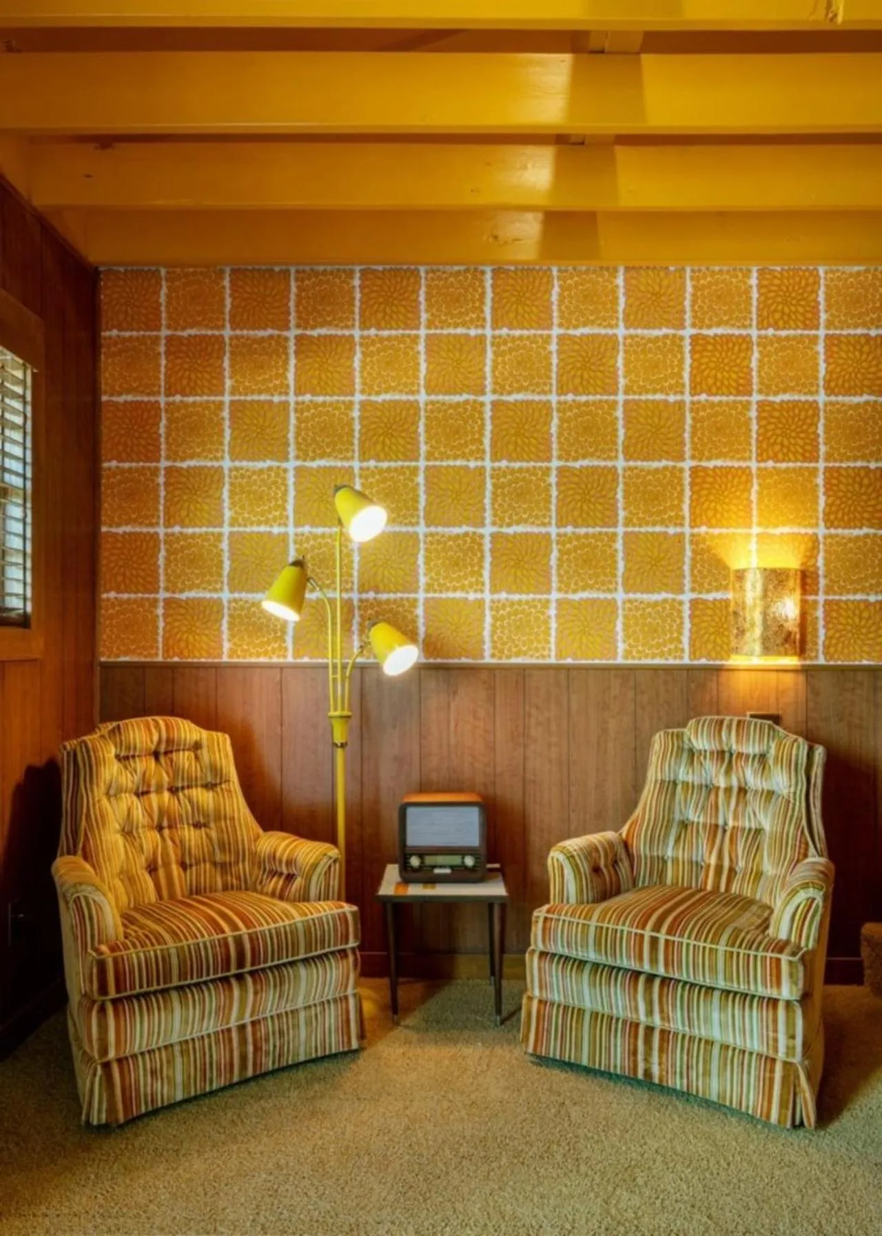 Seating area in The Dive Motel and Swim Club
