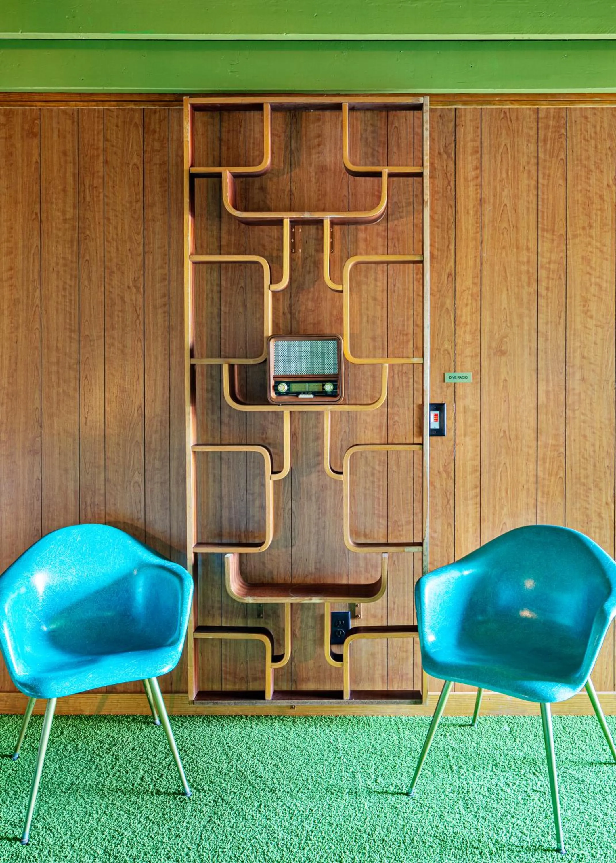 Decorative detail in The Dive Motel and Swim Club