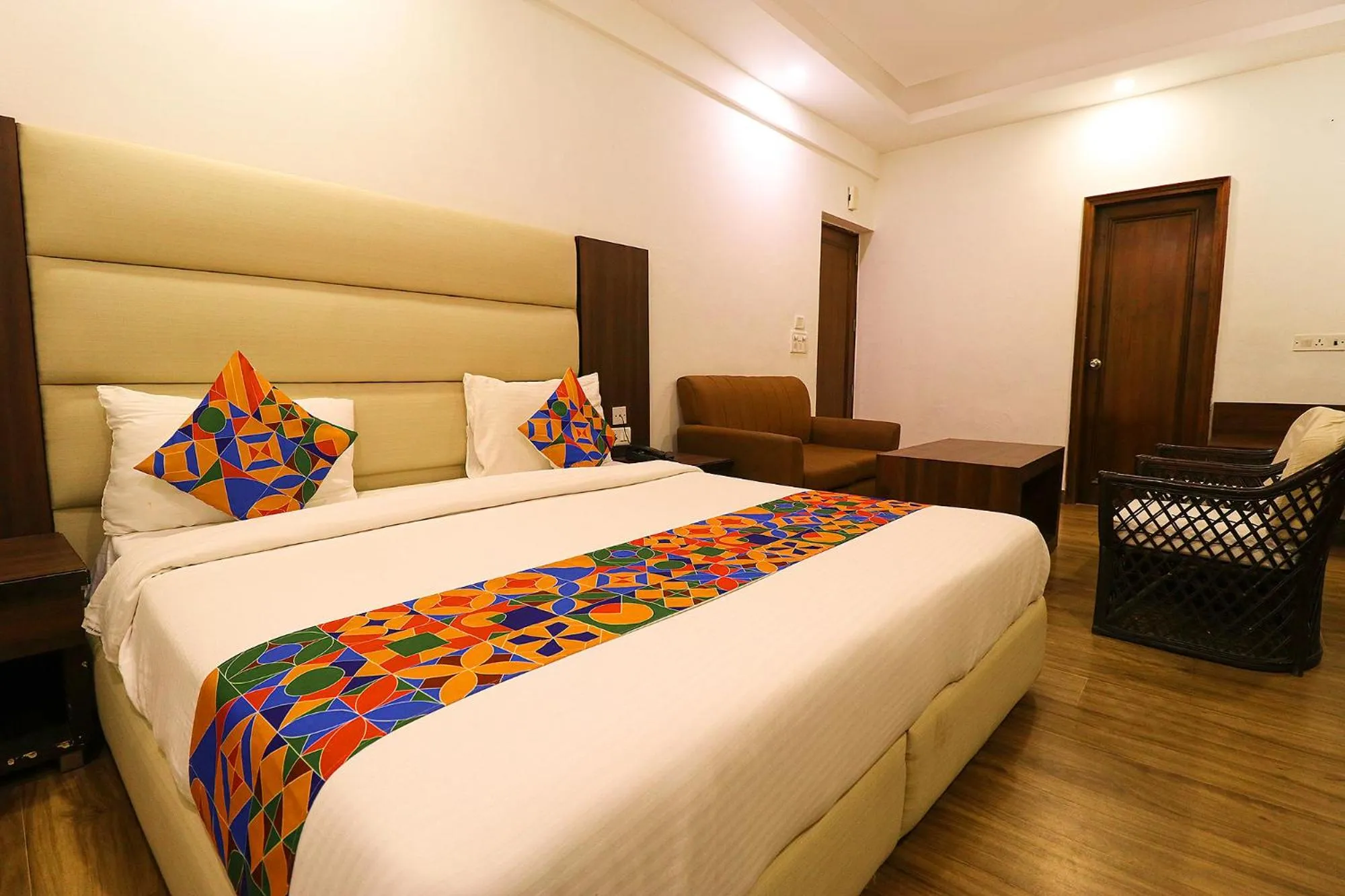 View (from property/room), Bed in Hotel Bel Morris