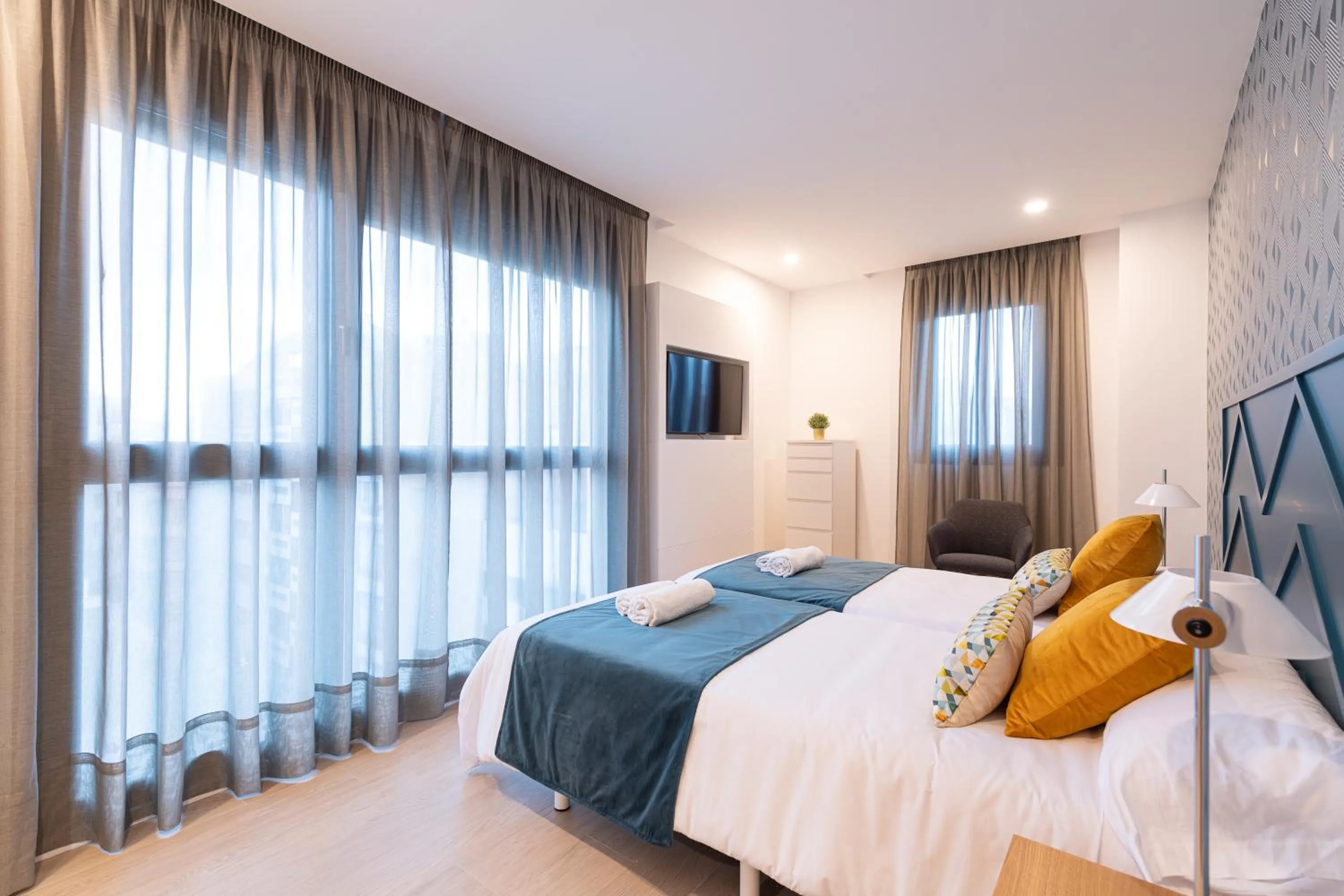 Photo of the whole room, Bed in Beach Hotel Alfredo