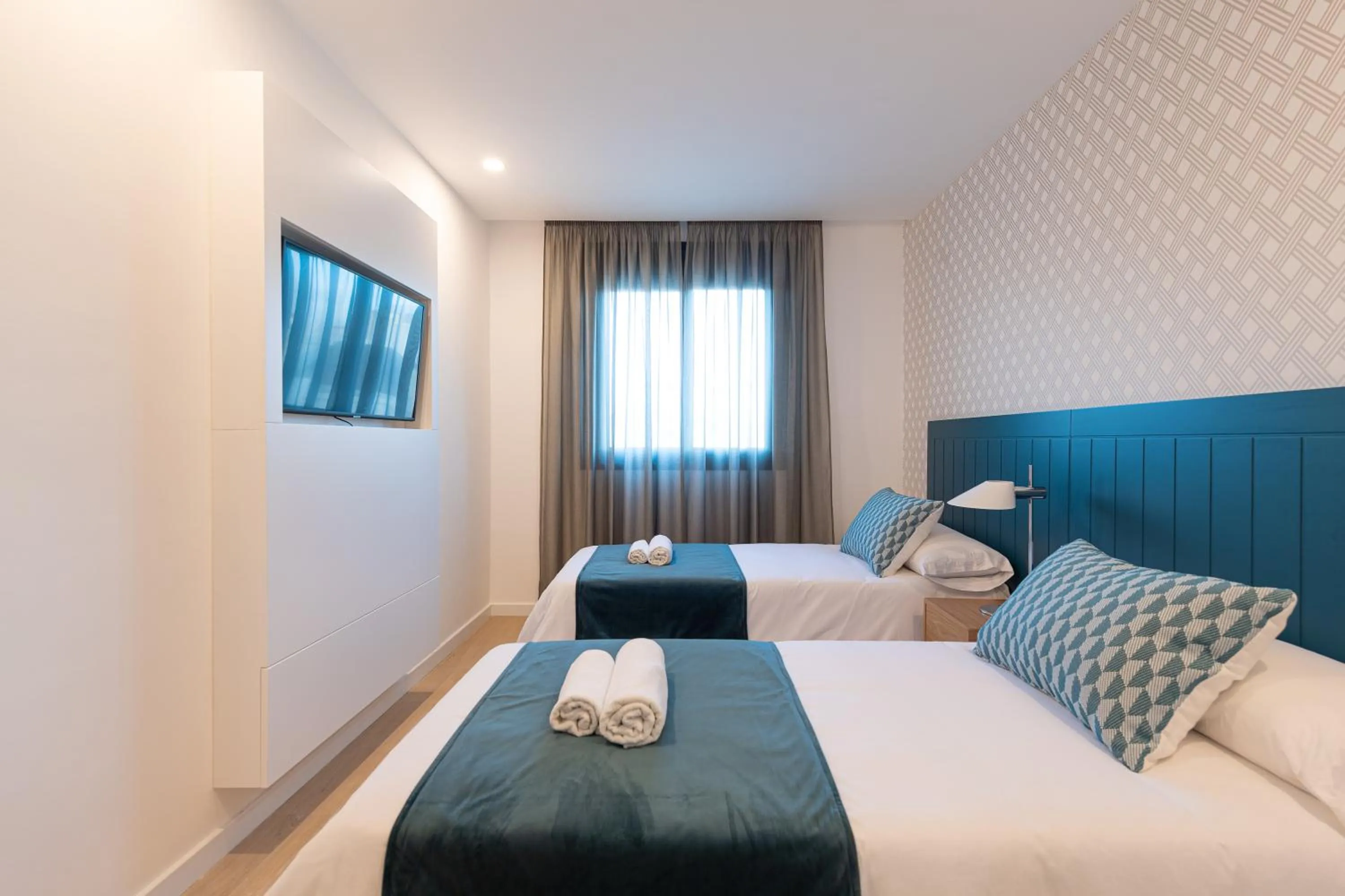 Bed in Beach Hotel Alfredo