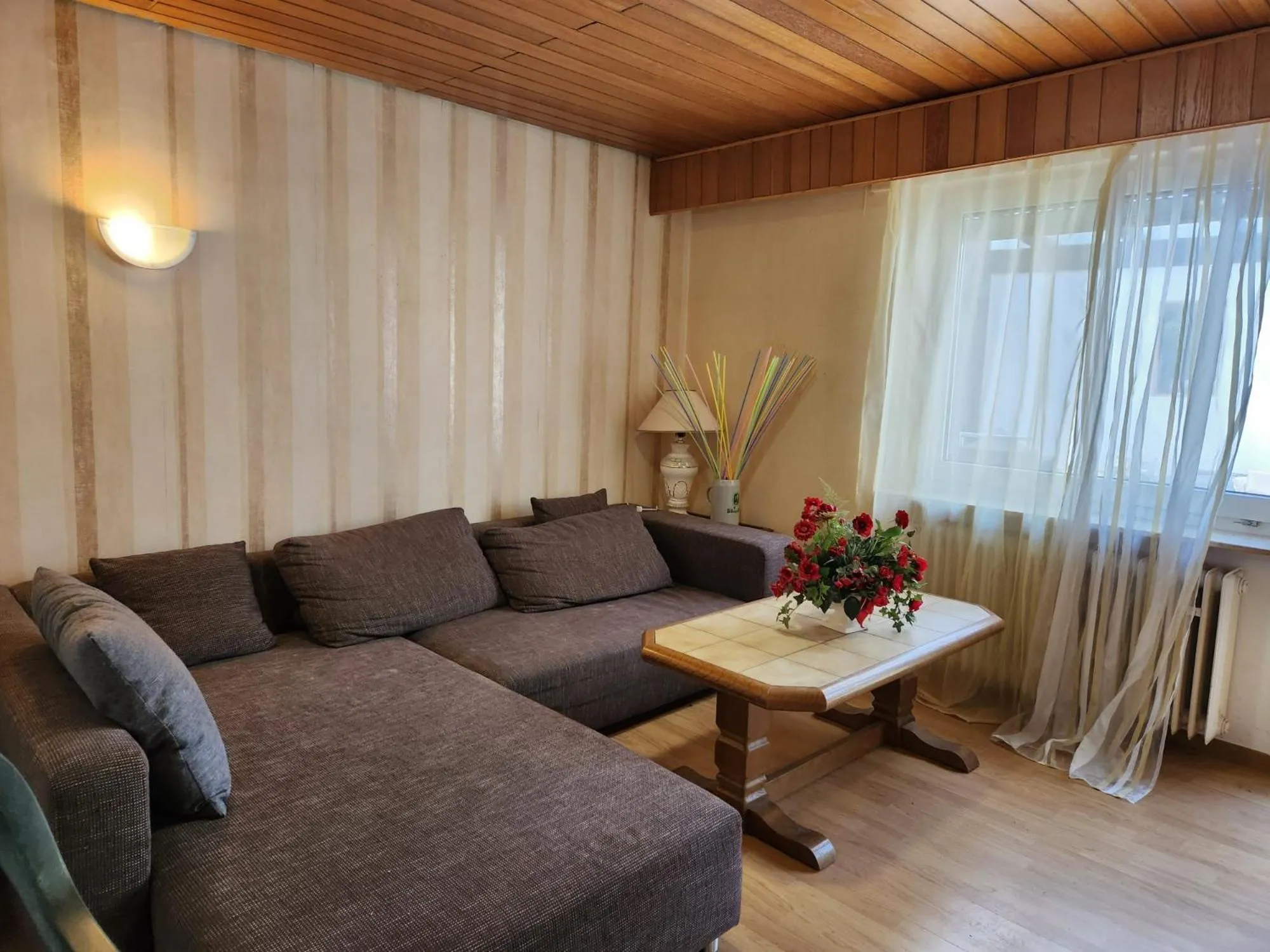 Communal lounge/ TV room in Gasthaus Hochwald