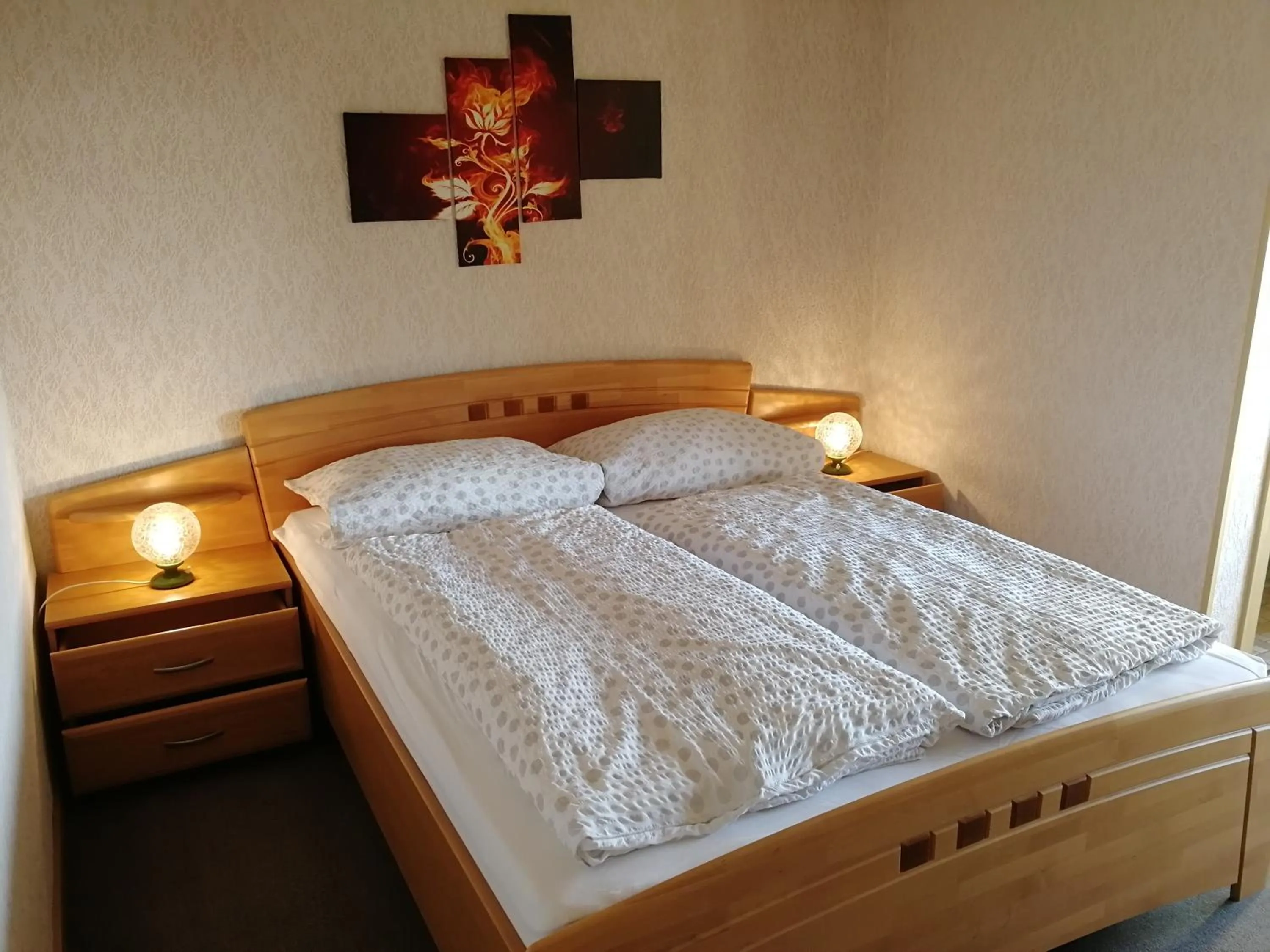 Bed in Gasthaus Hochwald
