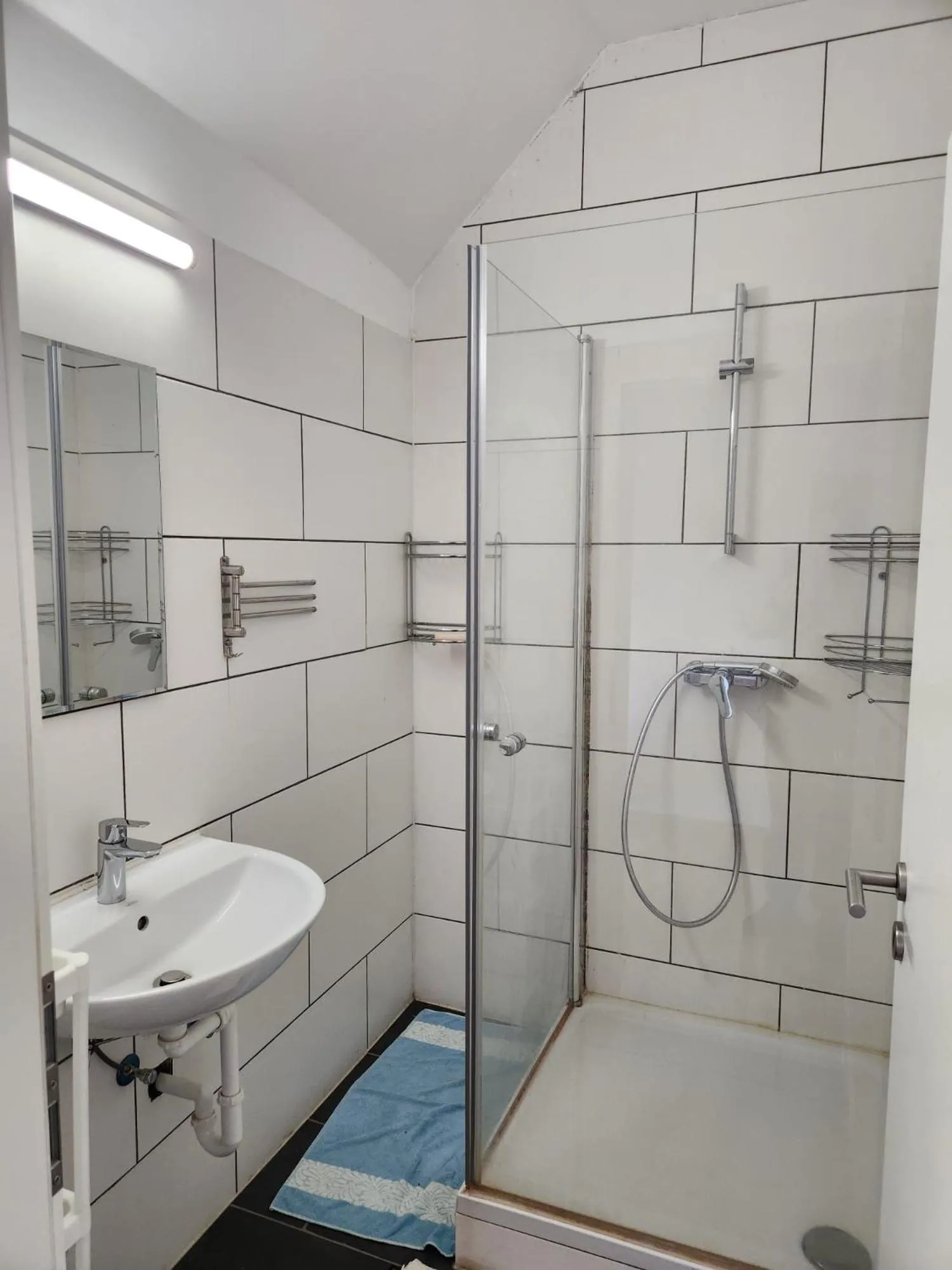 Shower in Gasthaus Hochwald