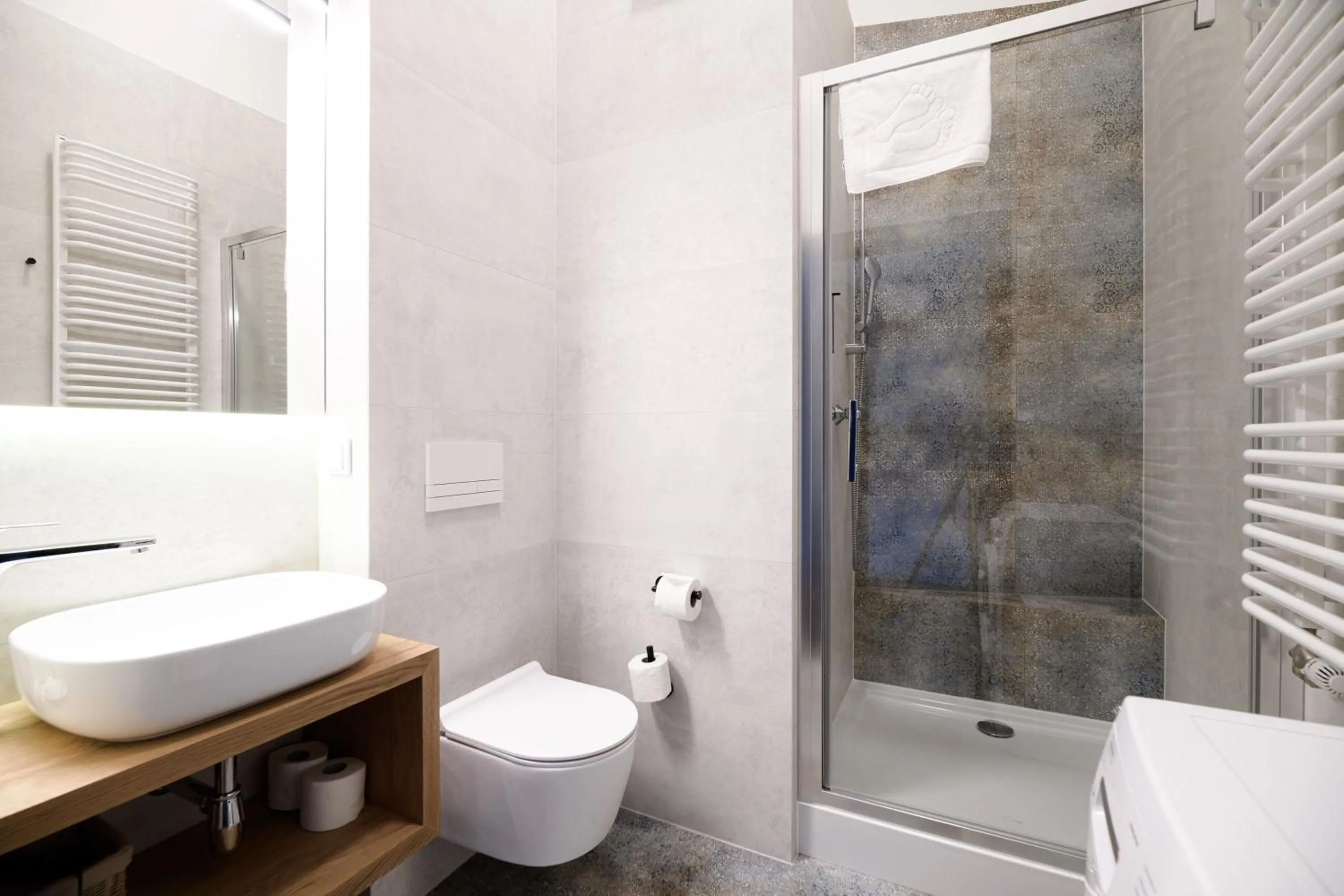 Bathroom in Aparthotel Inspire Miodova Residence