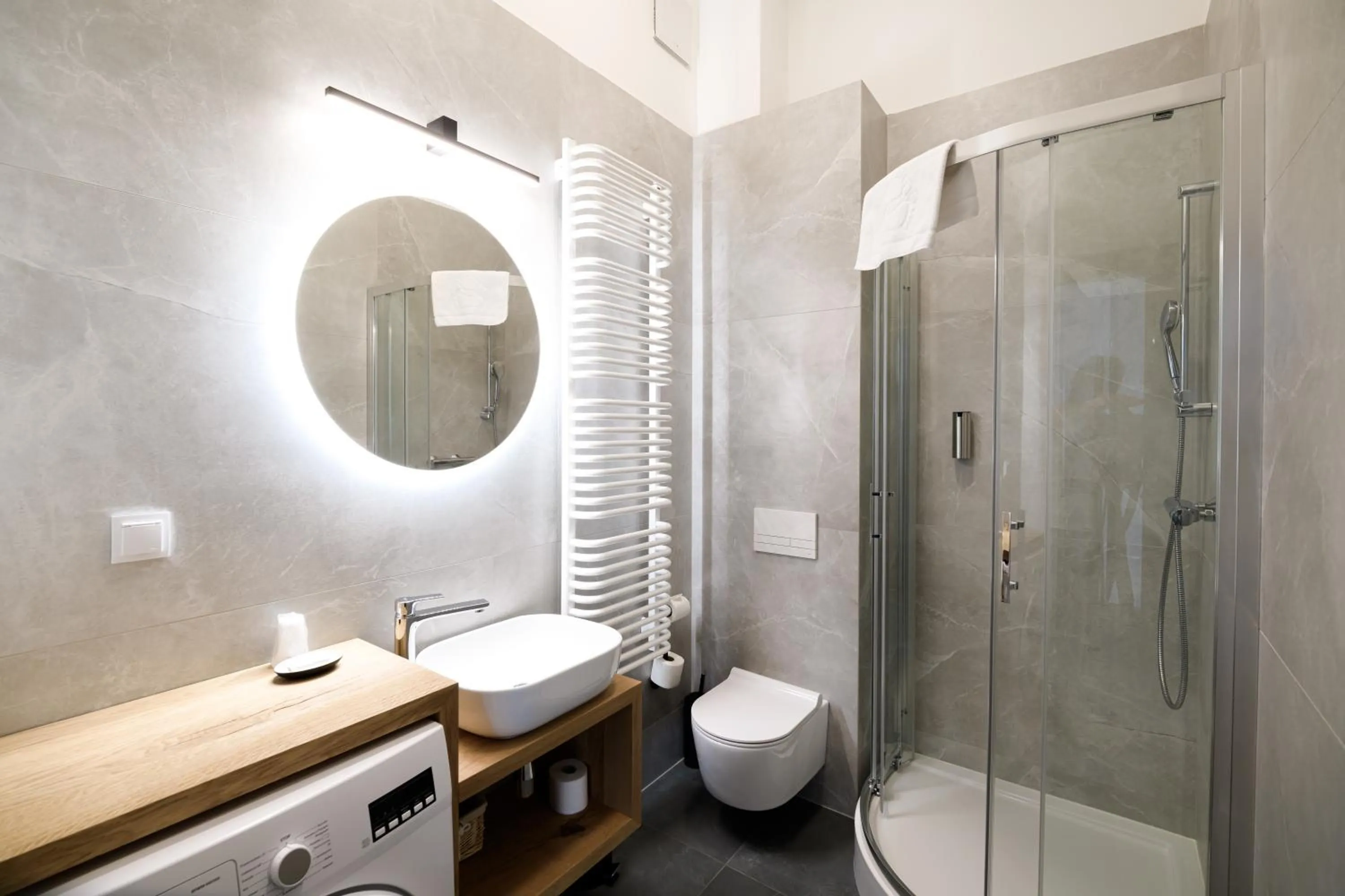 Shower in Aparthotel Inspire Miodova Residence