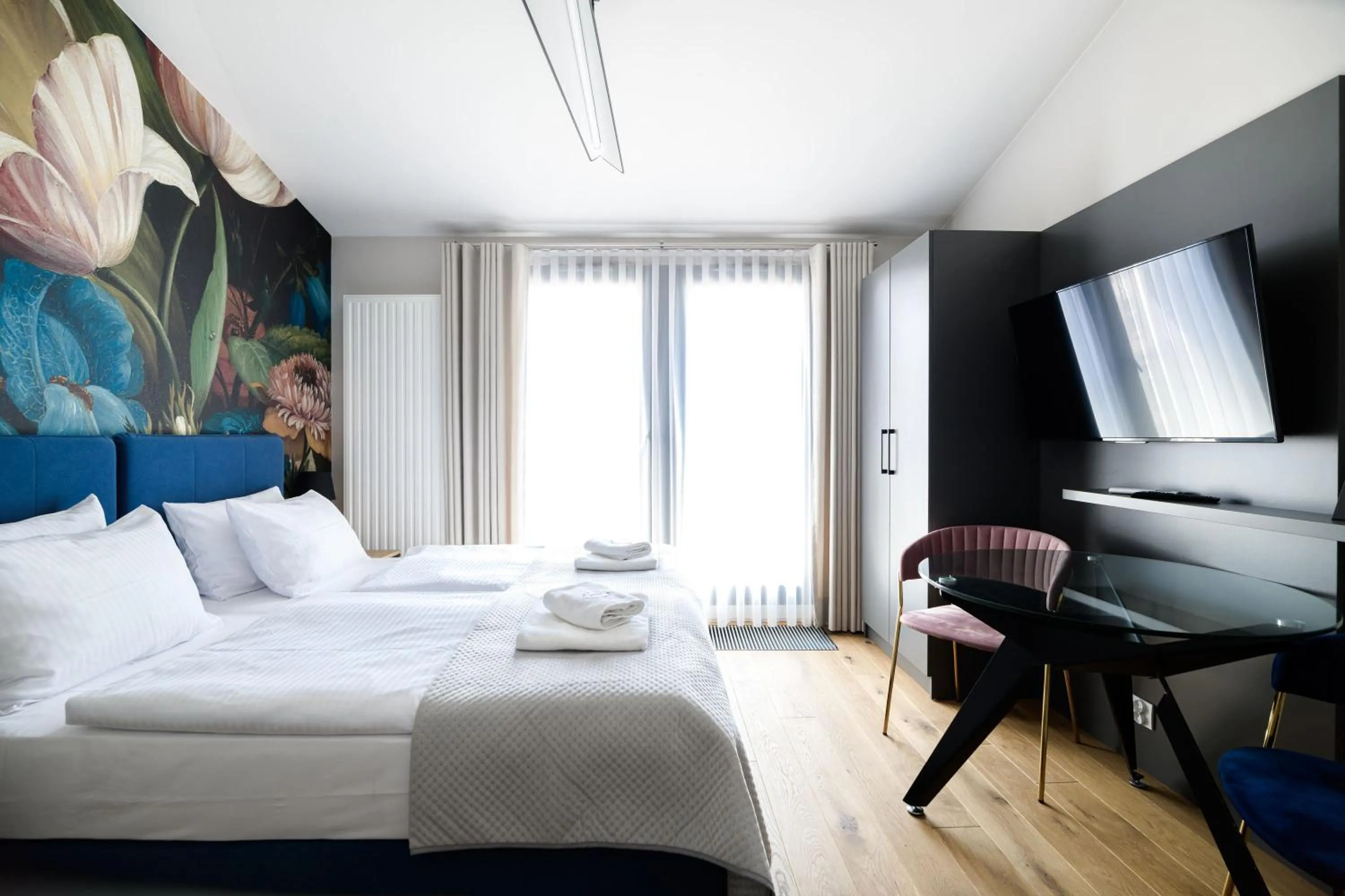 Bed in Aparthotel Inspire Miodova Residence
