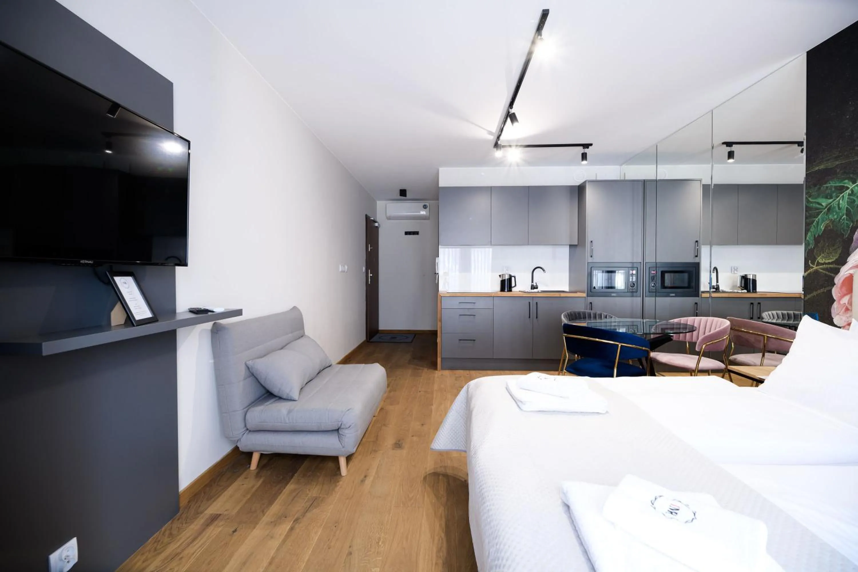 TV and multimedia, Bed in Aparthotel Inspire Miodova Residence