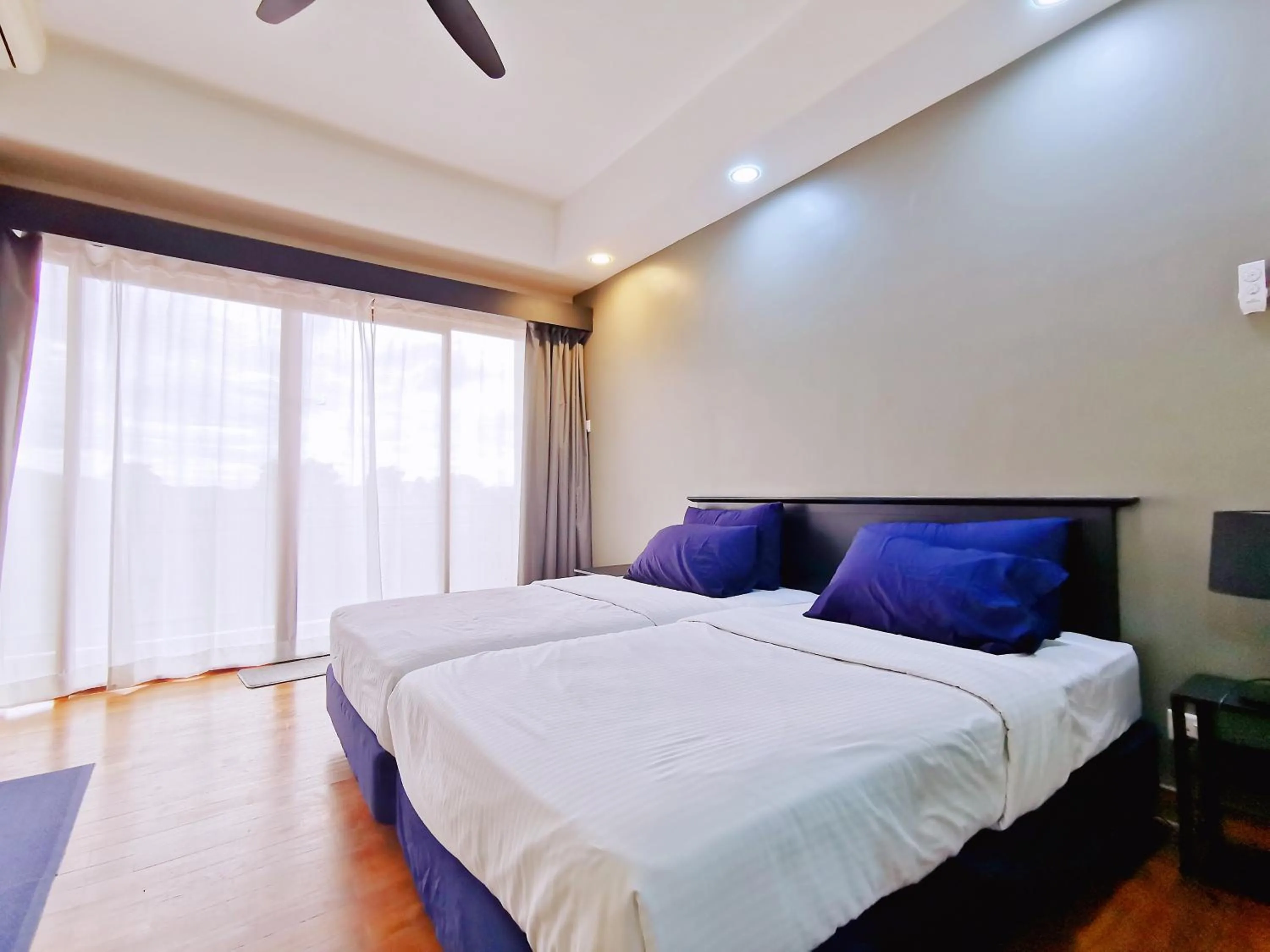 Bed in 【Amazing】Pool View 2BR Suite @ Pulai Springs Resort