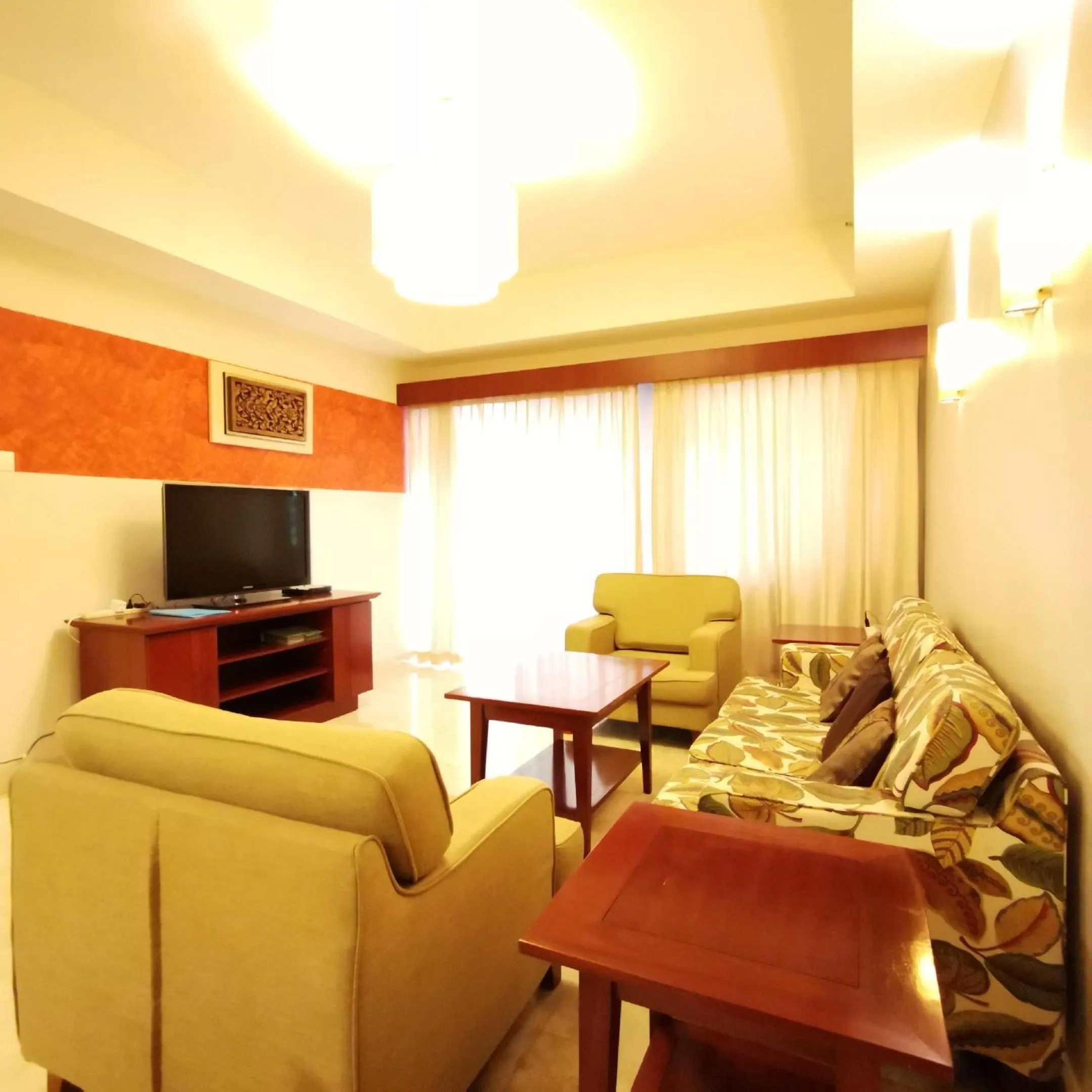 Living room in 【Amazing】Pool View 2BR Suite @ Pulai Springs Resort