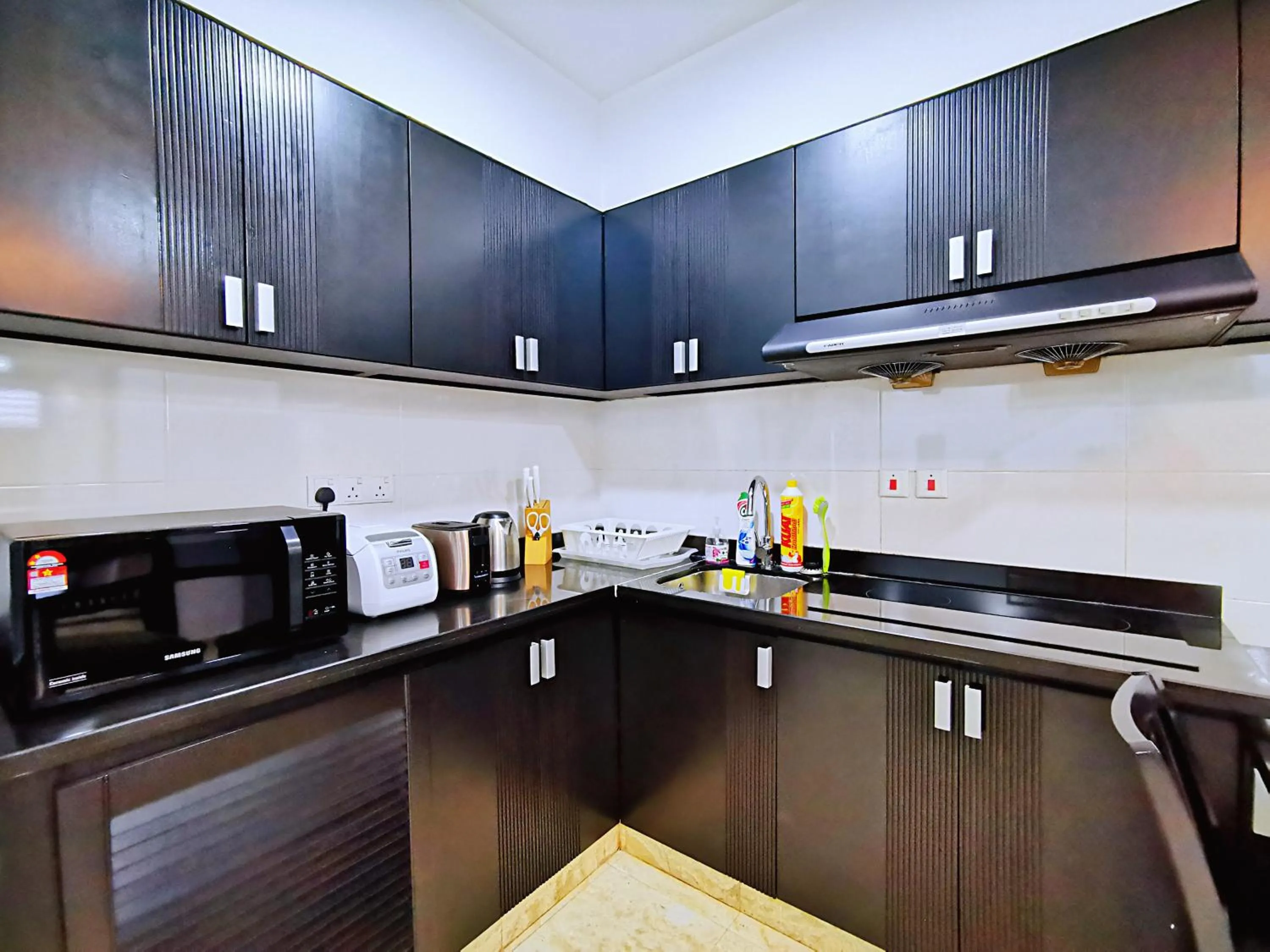 kitchen in 【Amazing】Pool View 2BR Suite @ Pulai Springs Resort
