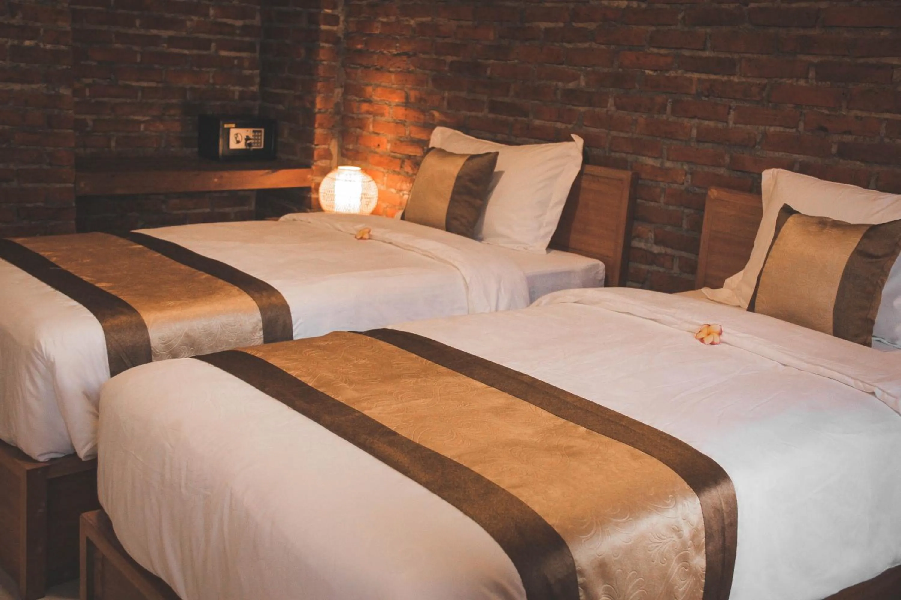 Bed in Govardan Homestay