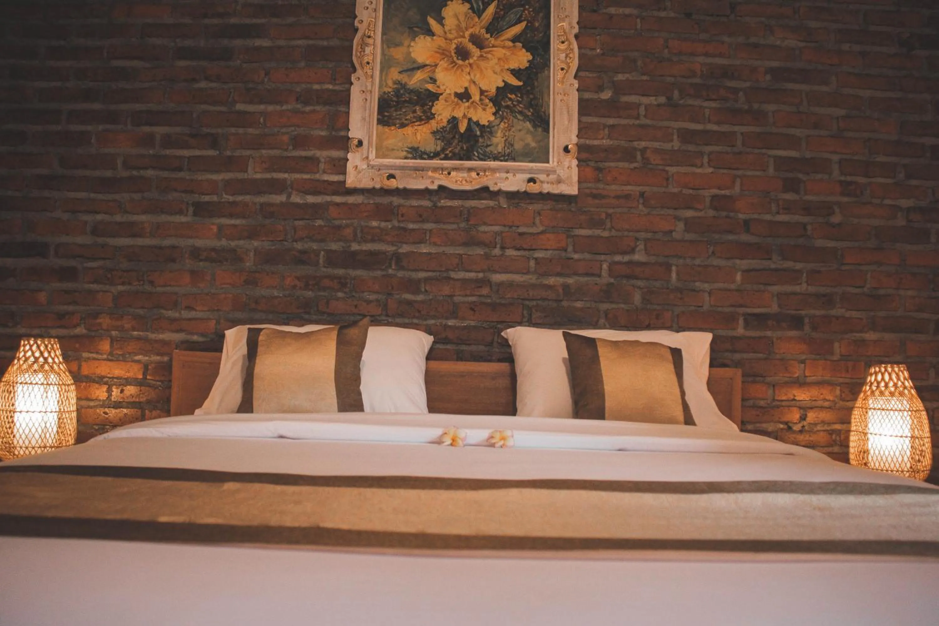 Bed in Govardan Homestay