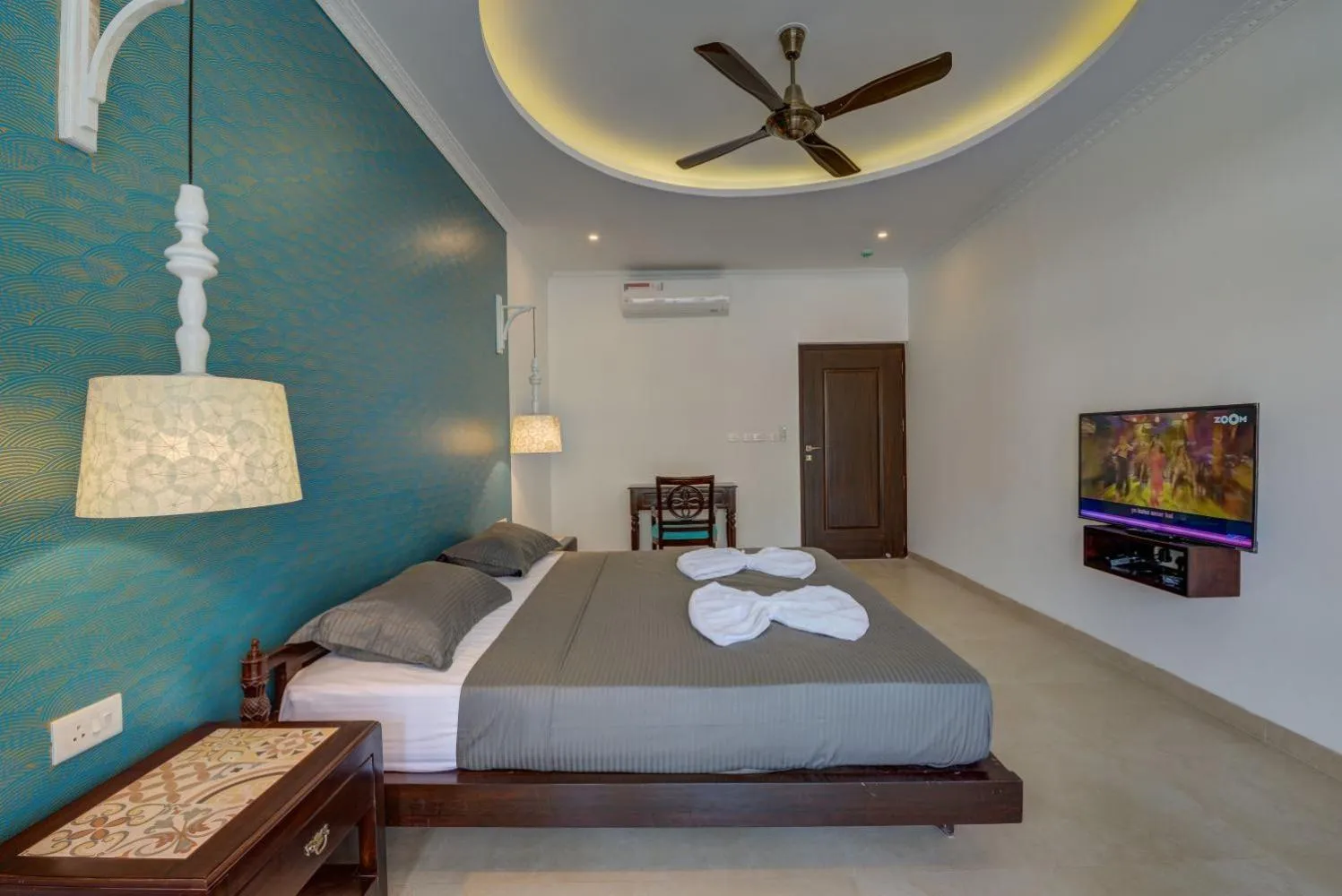 Bed in Private Villa Calangute Resort -10BHK