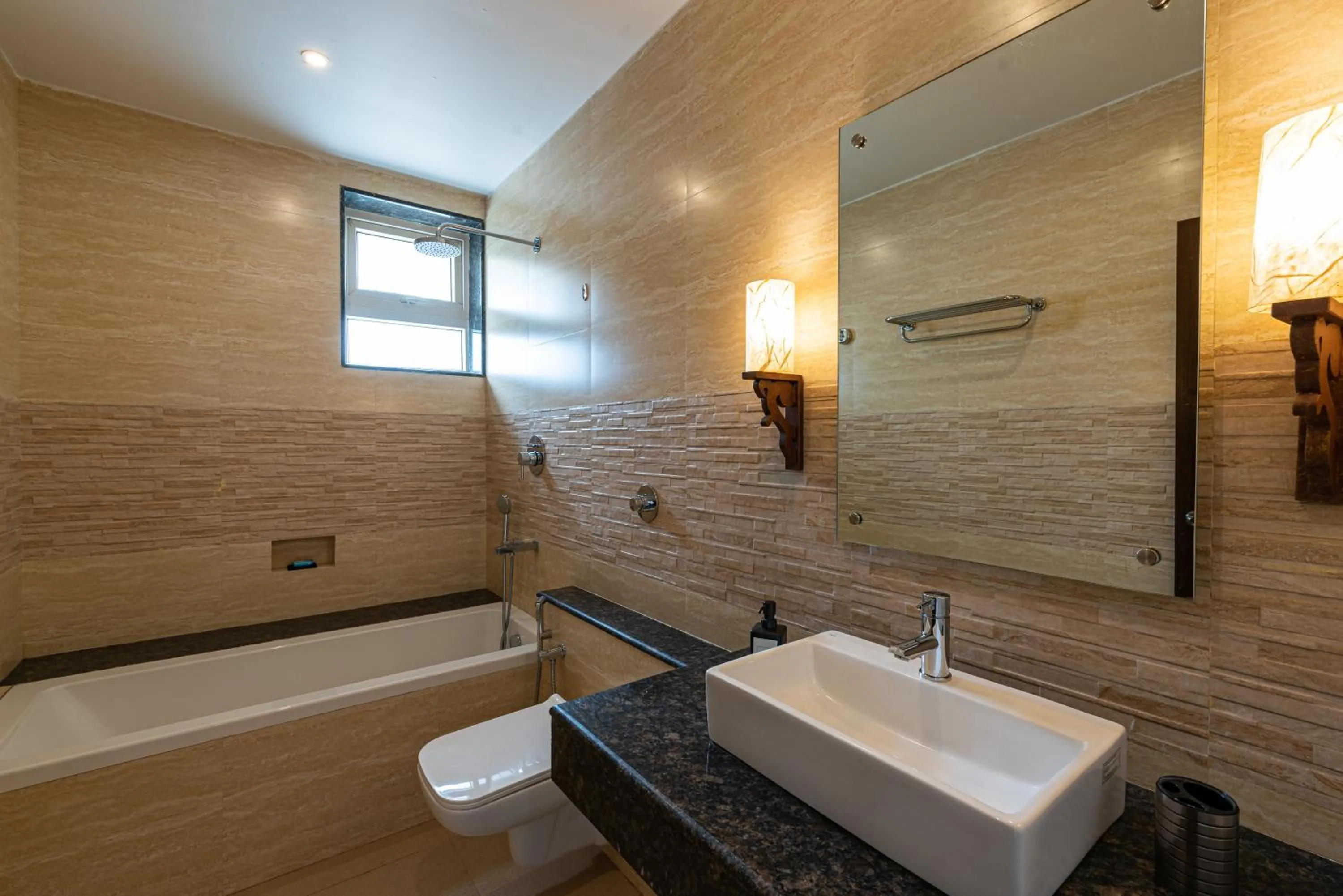 Shower in Private Villa Calangute Resort -10BHK