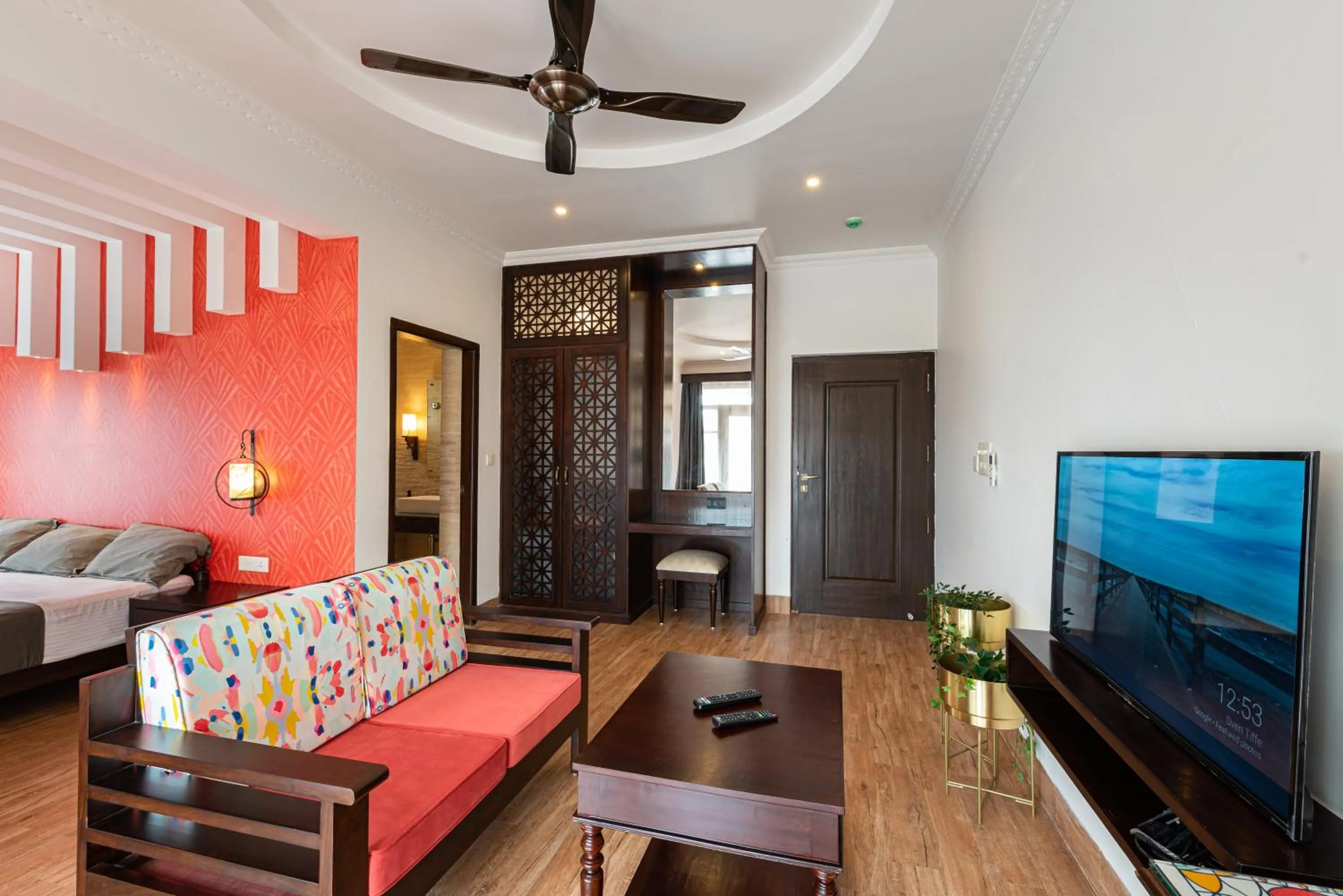 Bedroom, Bed in Private Villa Calangute Resort -10BHK