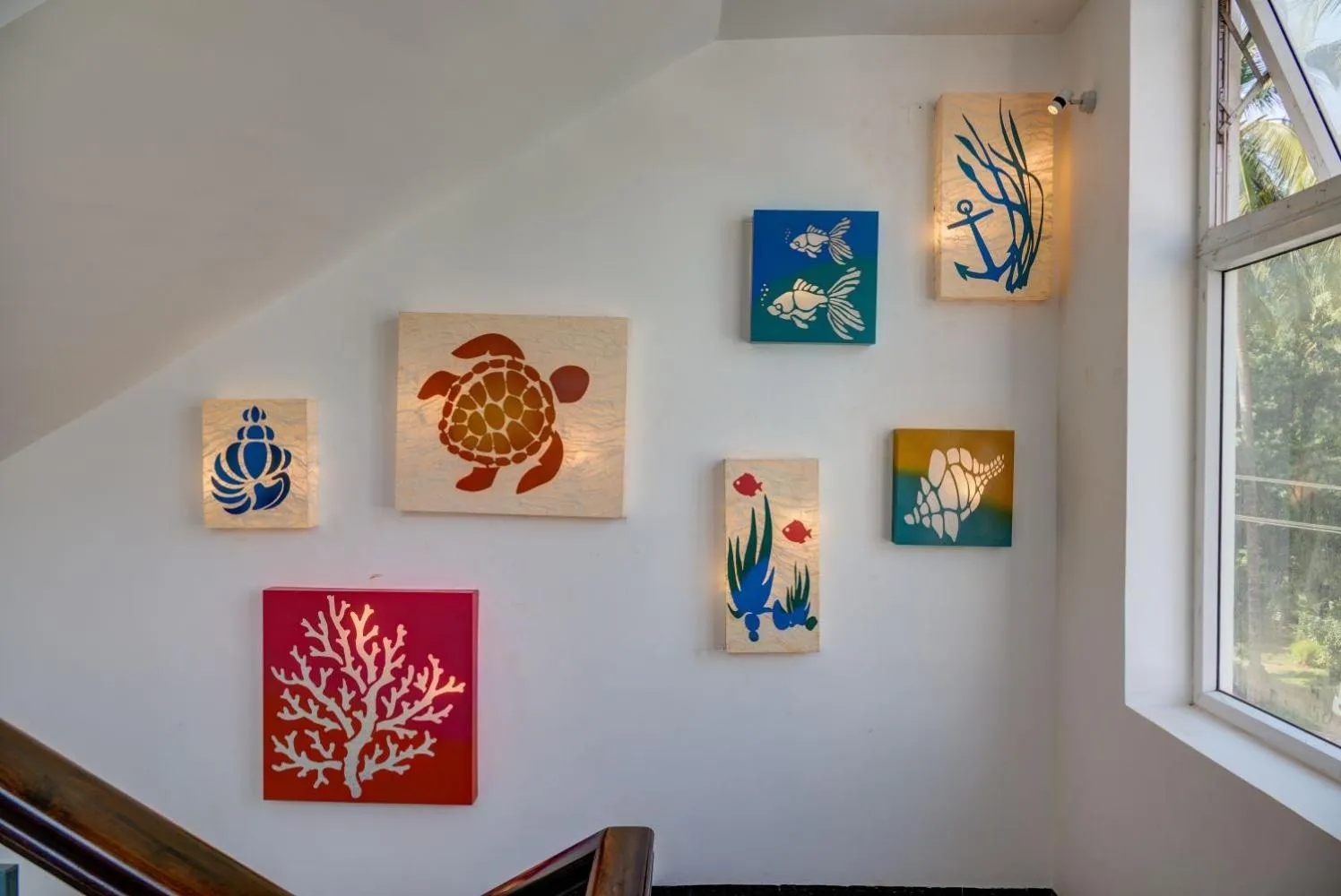 Decorative detail in Private Villa Calangute Resort -10BHK