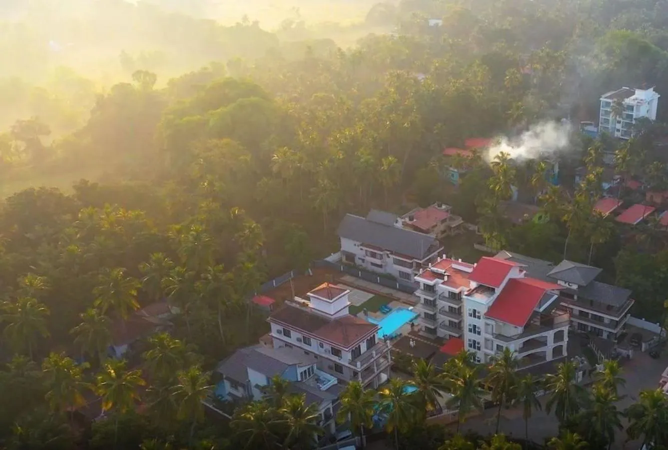 Bird's eye view in Private Villa Calangute Resort -10BHK