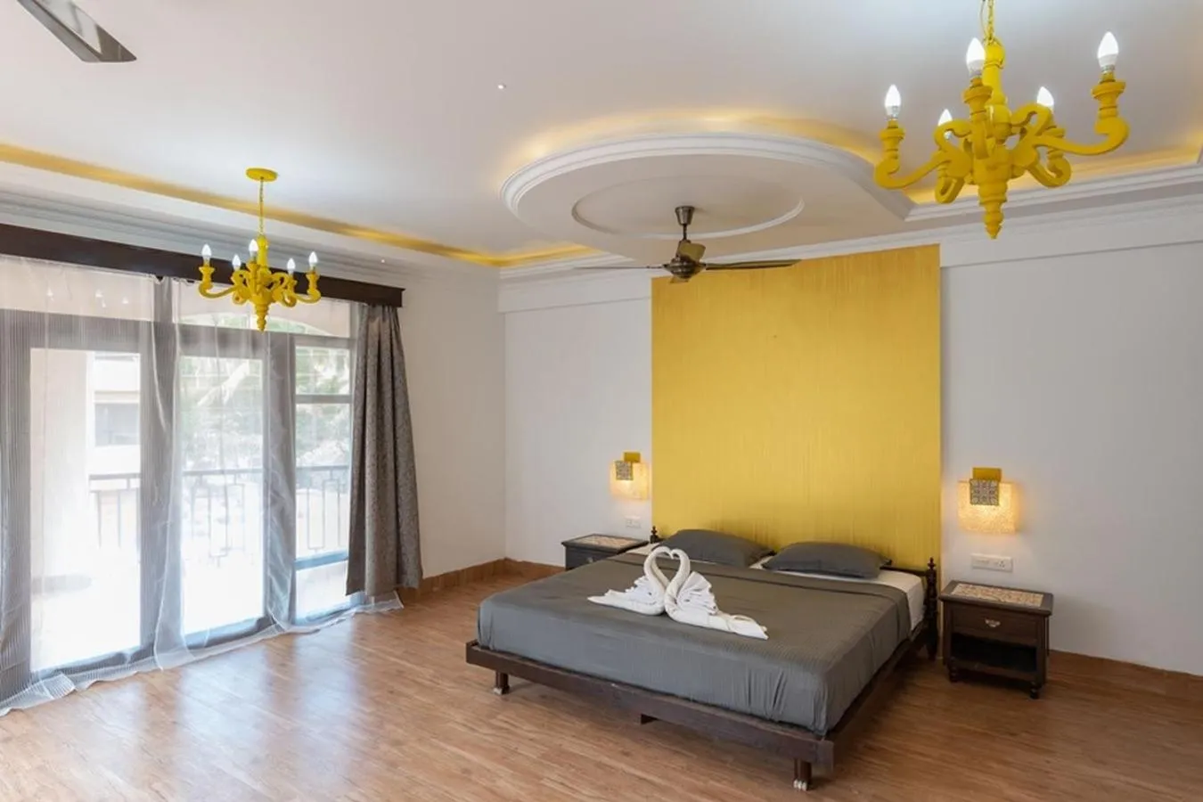 Bed in Private Villa Calangute Resort -10BHK